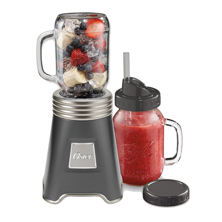Oster 美國 Ball Mason Jar隨鮮瓶果汁機 曜石灰(OS0101005A)