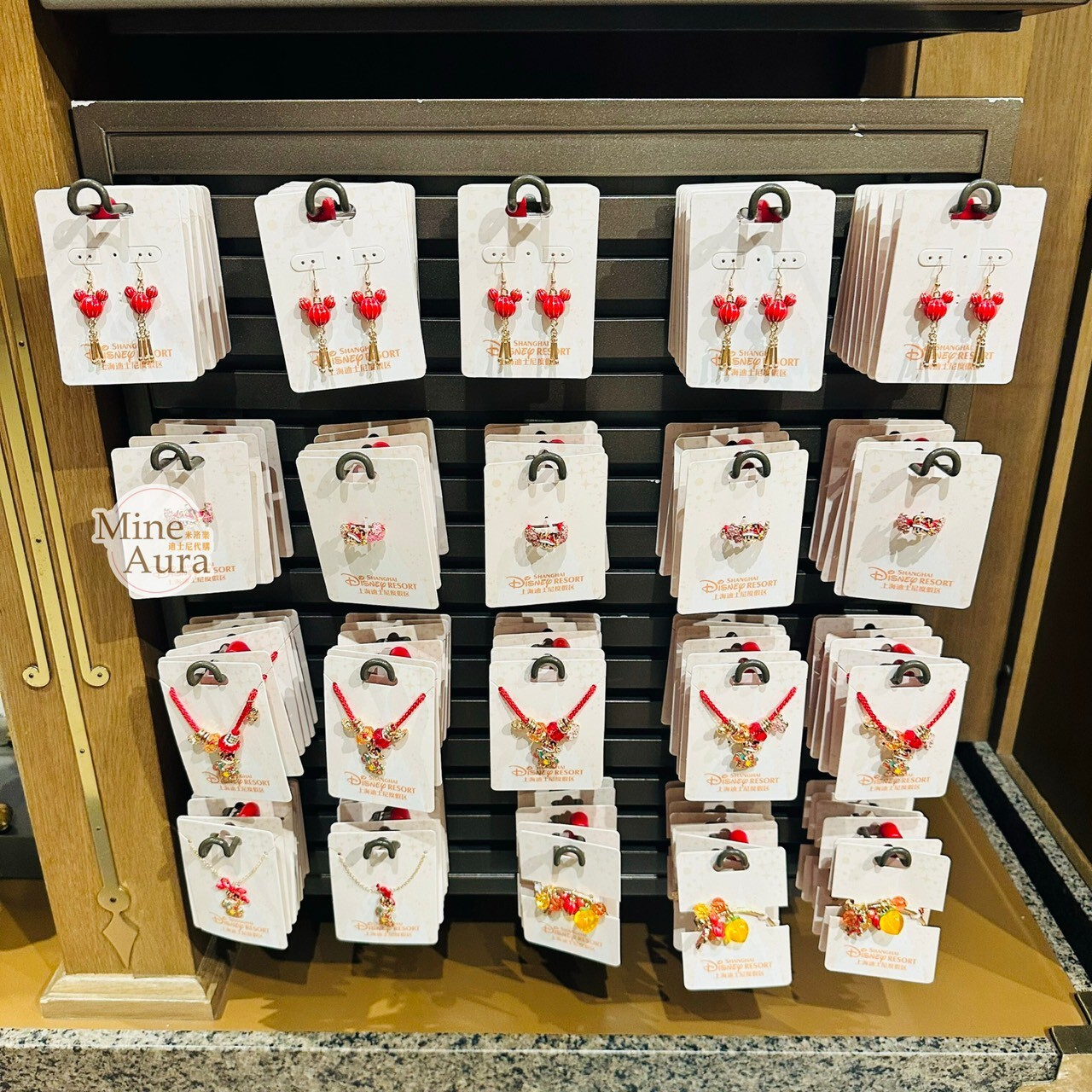 2026 新春 米奇 Mickey 與好友們 造型 手鍊 項鍊 耳環 戒指 首飾 -上海迪士尼樂園