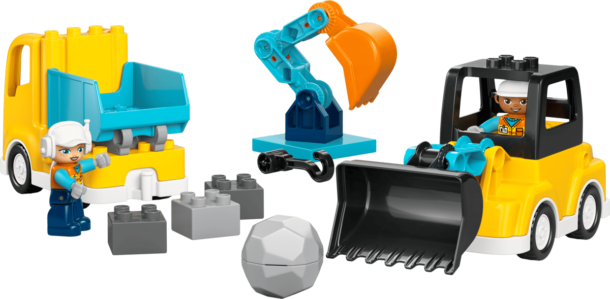 樂高 10475 3合1工程車 │ DUPLO系列 │ 飛米樂高專賣店