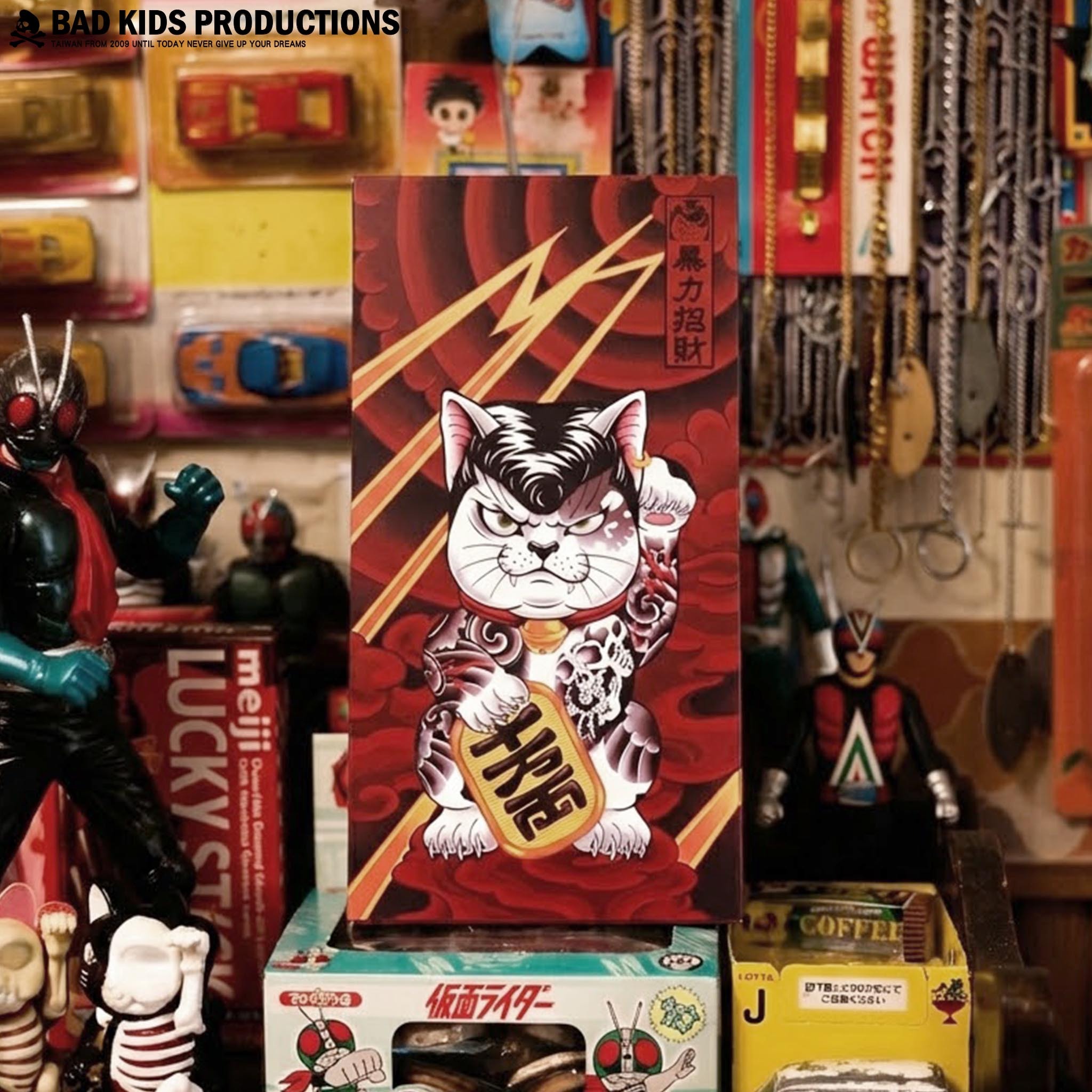 BAD KIDS 惡童 25A/W Lucky Cat Red envelope (暴力招財紅包袋/10入一組)