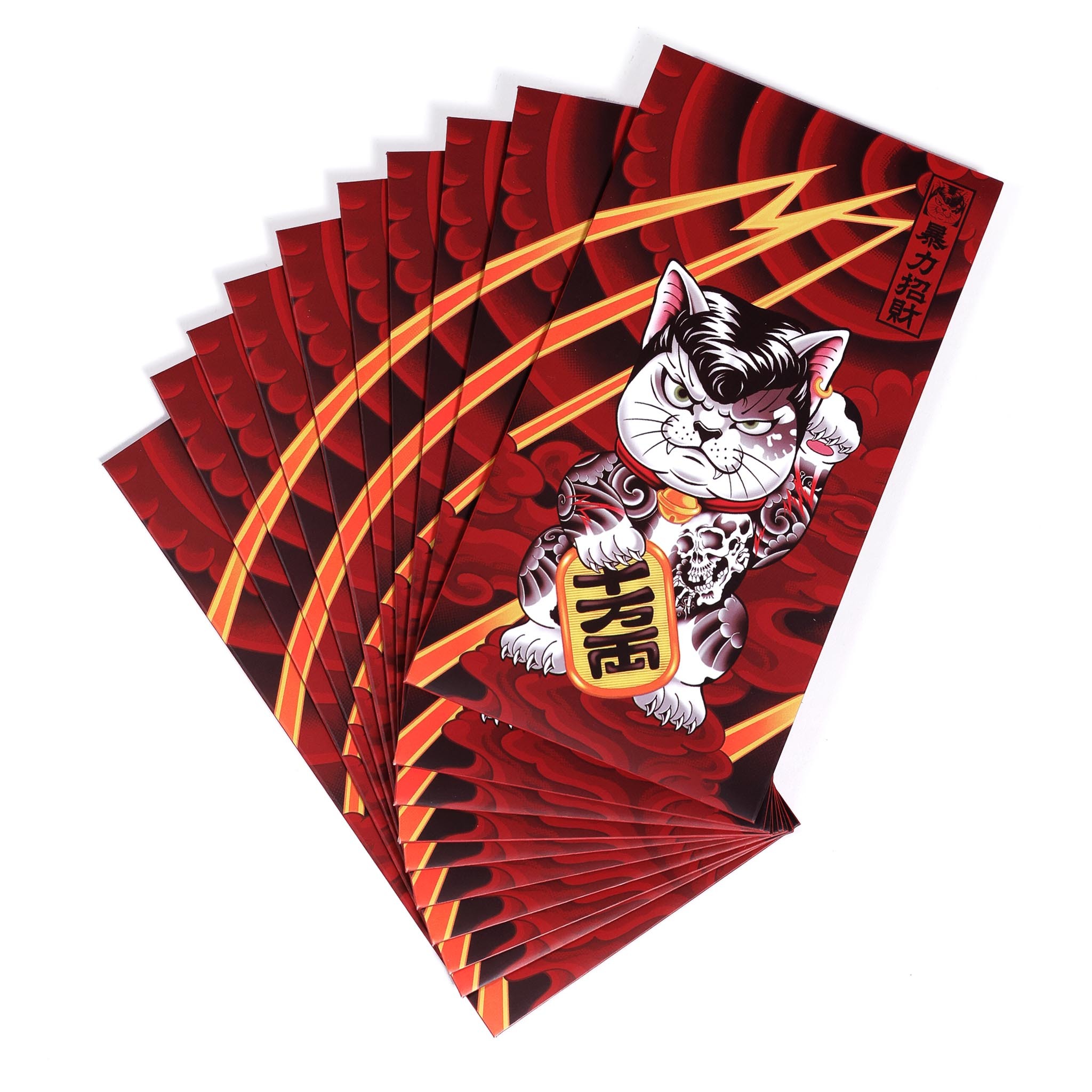 BAD KIDS 惡童 25A/W Lucky Cat Red envelope (暴力招財紅包袋/10入一組)