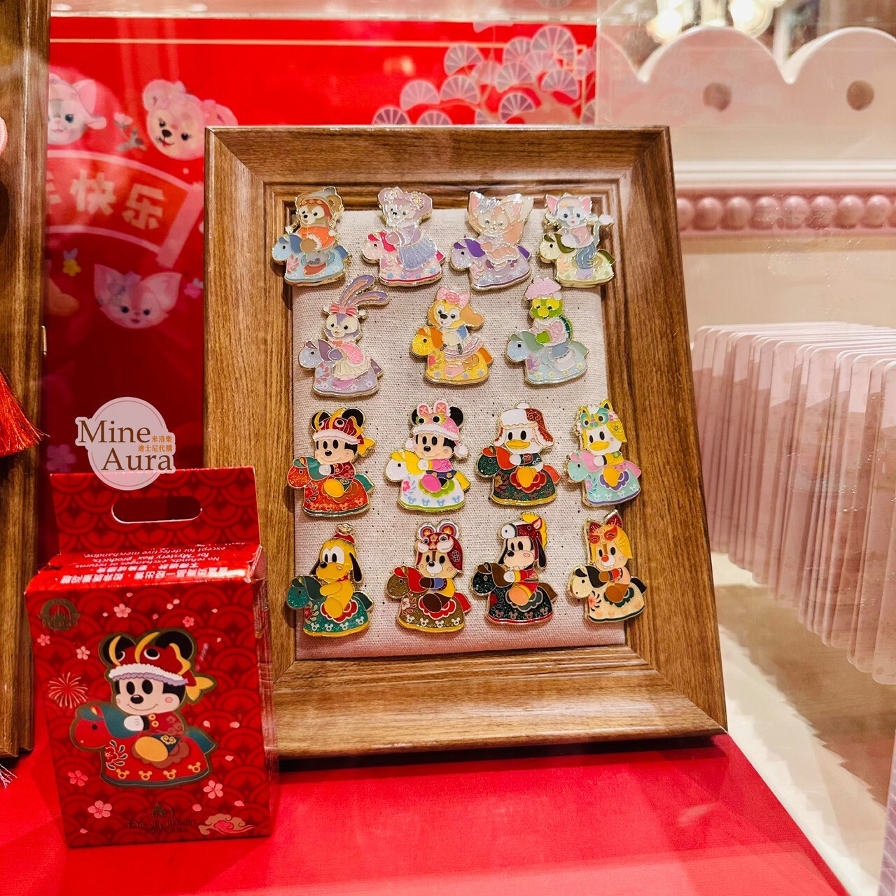 2026 新春 米奇 Mickey 與好友們 達菲 Duffy 與好友們 造型 徽章 PIN 盲選盒 盲盒 -上海迪士尼樂園