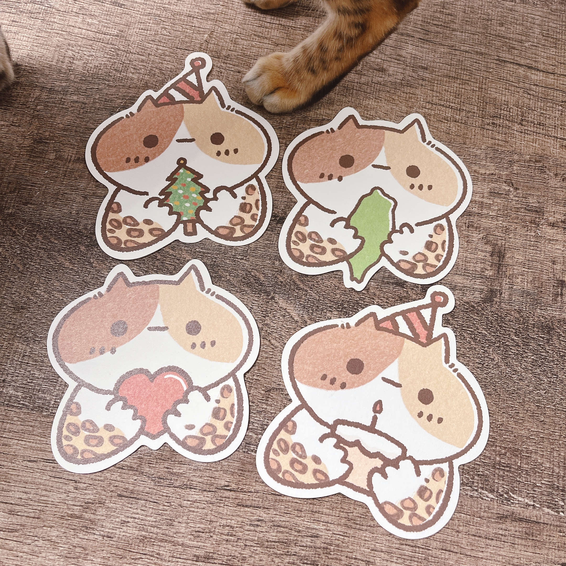 嗨賴 x LUMOS｜喵的 造型卡片（四款可選）