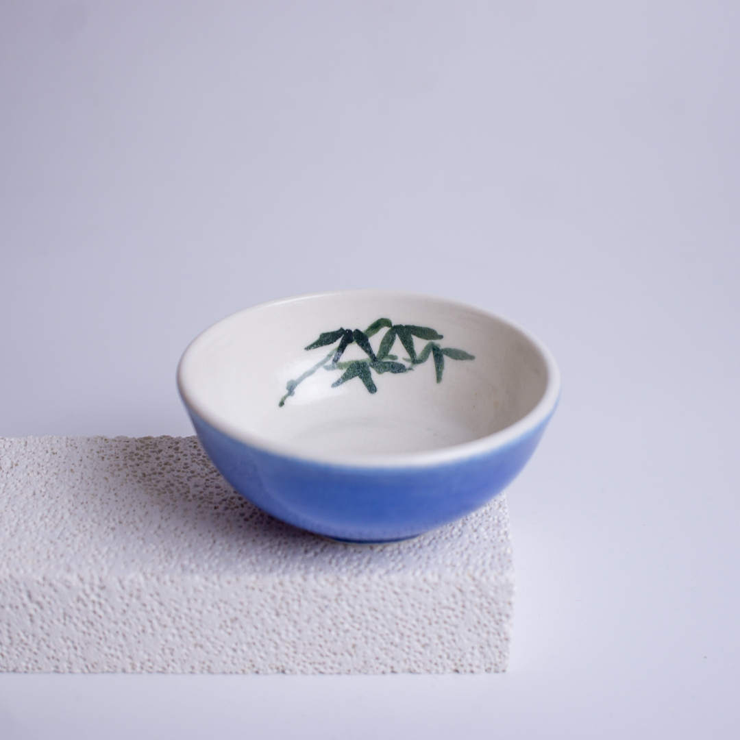 Sky Blue Hand-Painted Tea Cup (2 Style)