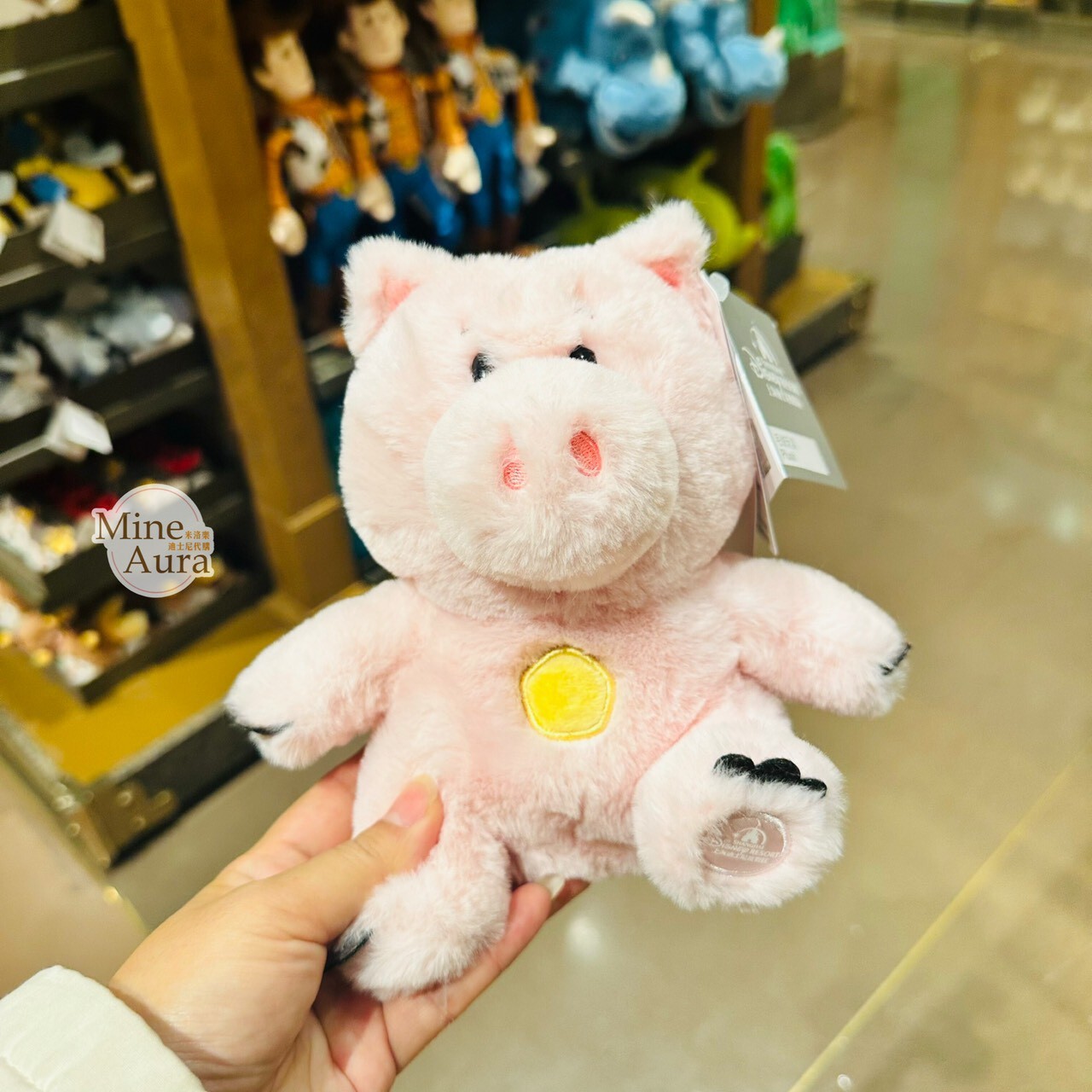 火腿豬 Ham 拍手感應互動設計 搖搖 玩具 絨毛 娃娃 玩偶 玩具總動員 Toy Story -上海迪士尼樂園