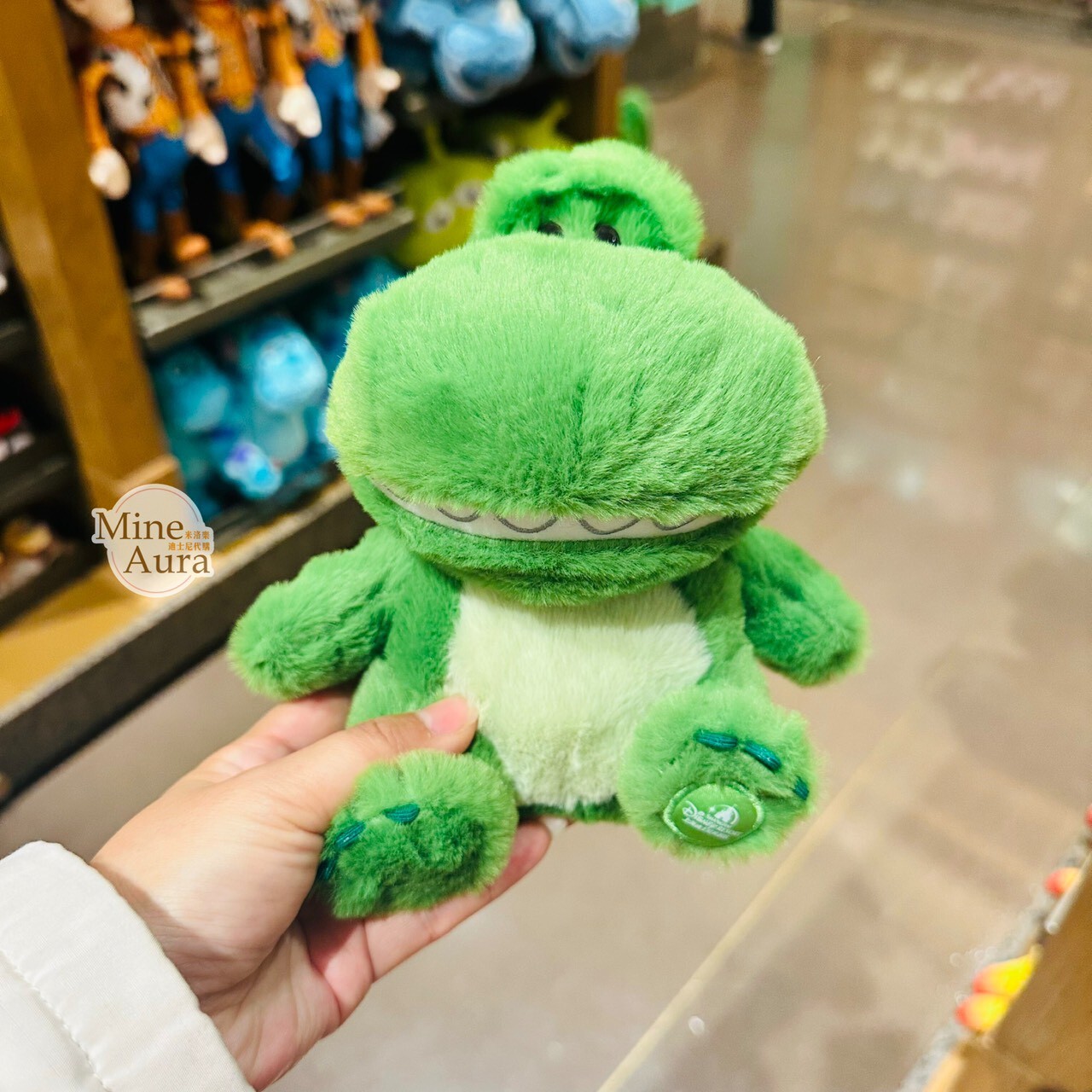 抱抱龍 Rex 拍手感應互動設計 搖搖 玩具 絨毛 娃娃 玩偶 玩具總動員 Toy Story -上海迪士尼樂園