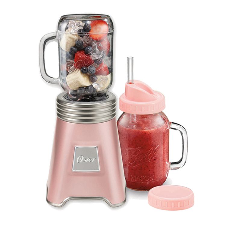 Oster 美國 Ball Mason Jar隨鮮瓶果汁機 玫瑰金(OS0101006A)