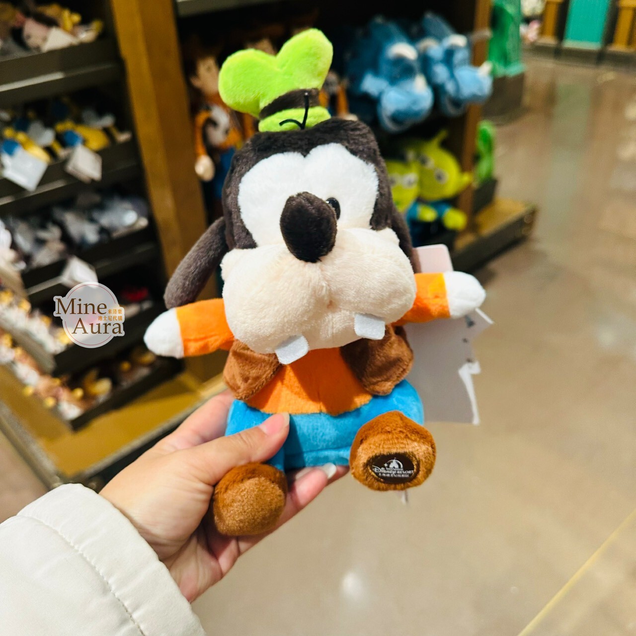 高飛狗 Goofy 拍手感應互動設計 搖搖 玩具 絨毛 娃娃 玩偶 -上海迪士尼樂園