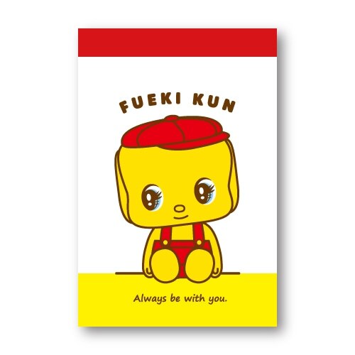 『不易糊』笛木君便條本（80張，A7尺寸）