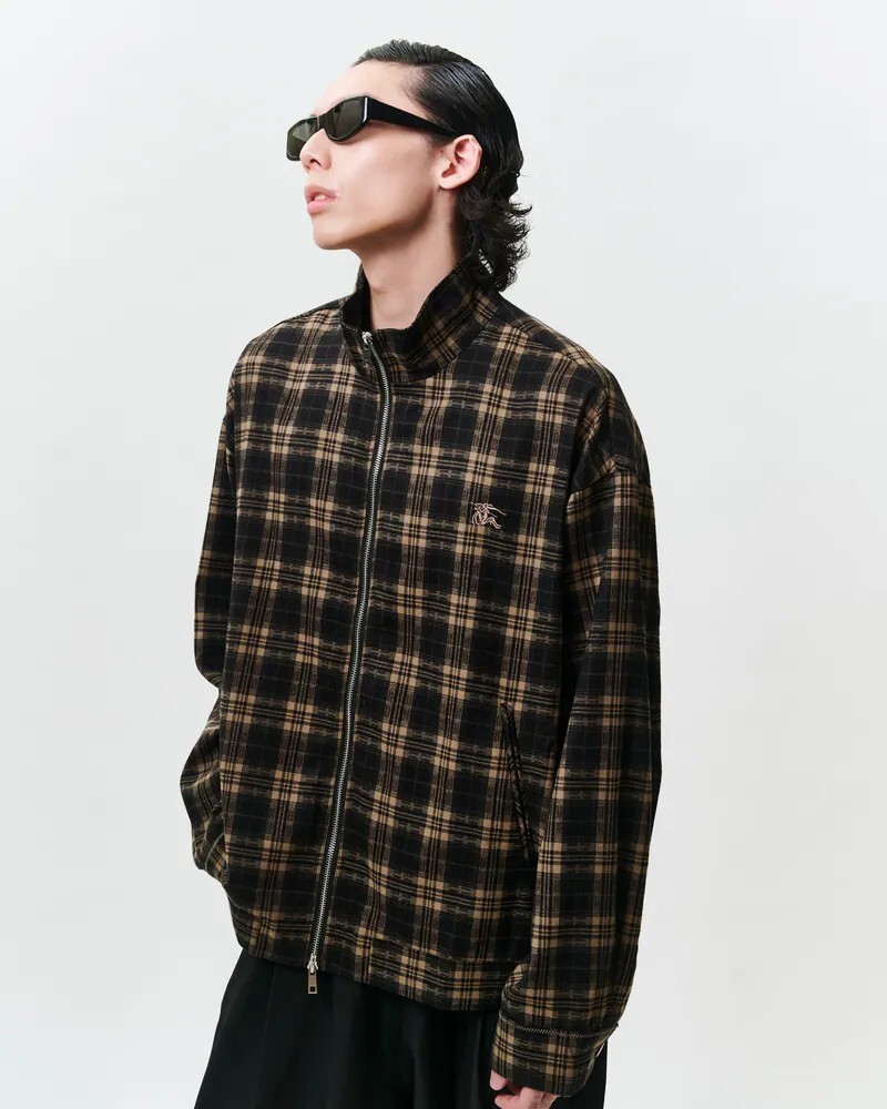 WTNC PLAID TRACK JACKET 格紋 外套