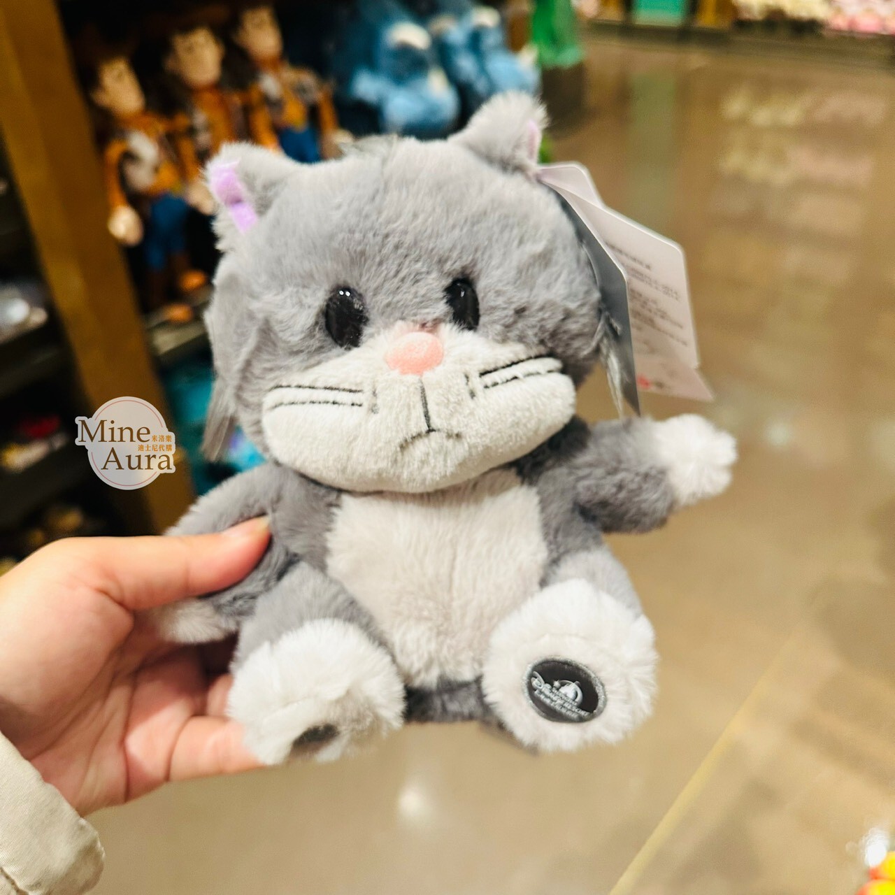 路西法 魯斯佛 Lucife 壞貓咪 拍手感應互動設計 搖搖 玩具 絨毛 娃娃 玩偶 -上海迪士尼樂園