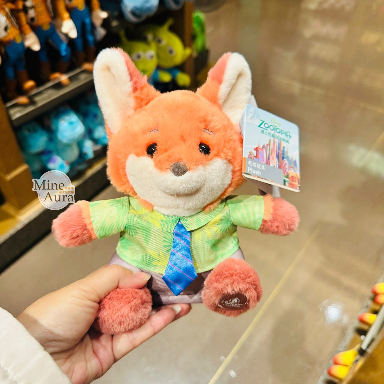 胡尼克 Nick 狐狸 拍手感應互動設計 搖搖 玩具 絨毛 娃娃 玩偶 動物方城市 Zootopia -上海迪士尼樂園