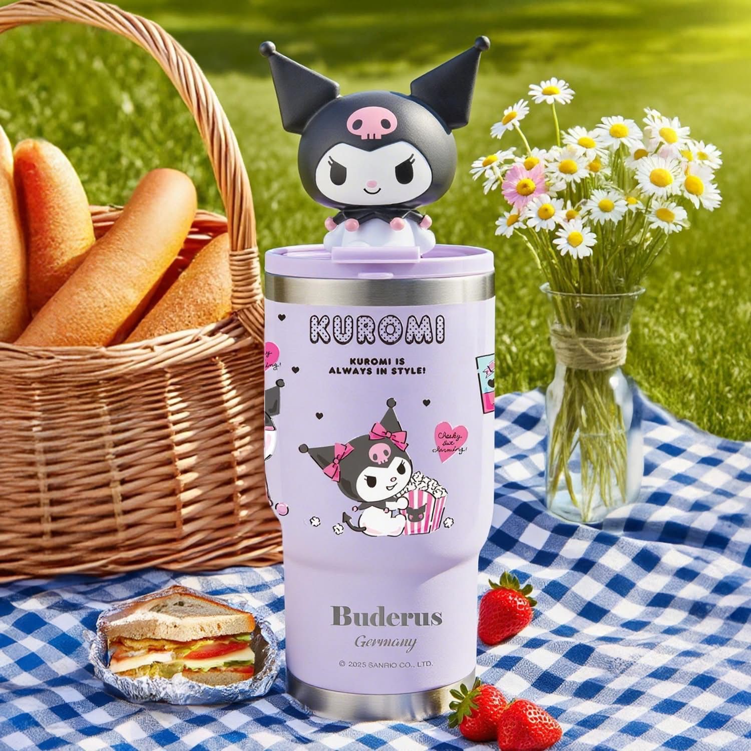 26053-KU Sanrio Kuromi  x Buderus 德國聯名不鏽鋼陶瓷冰霸杯 #TW-KM26