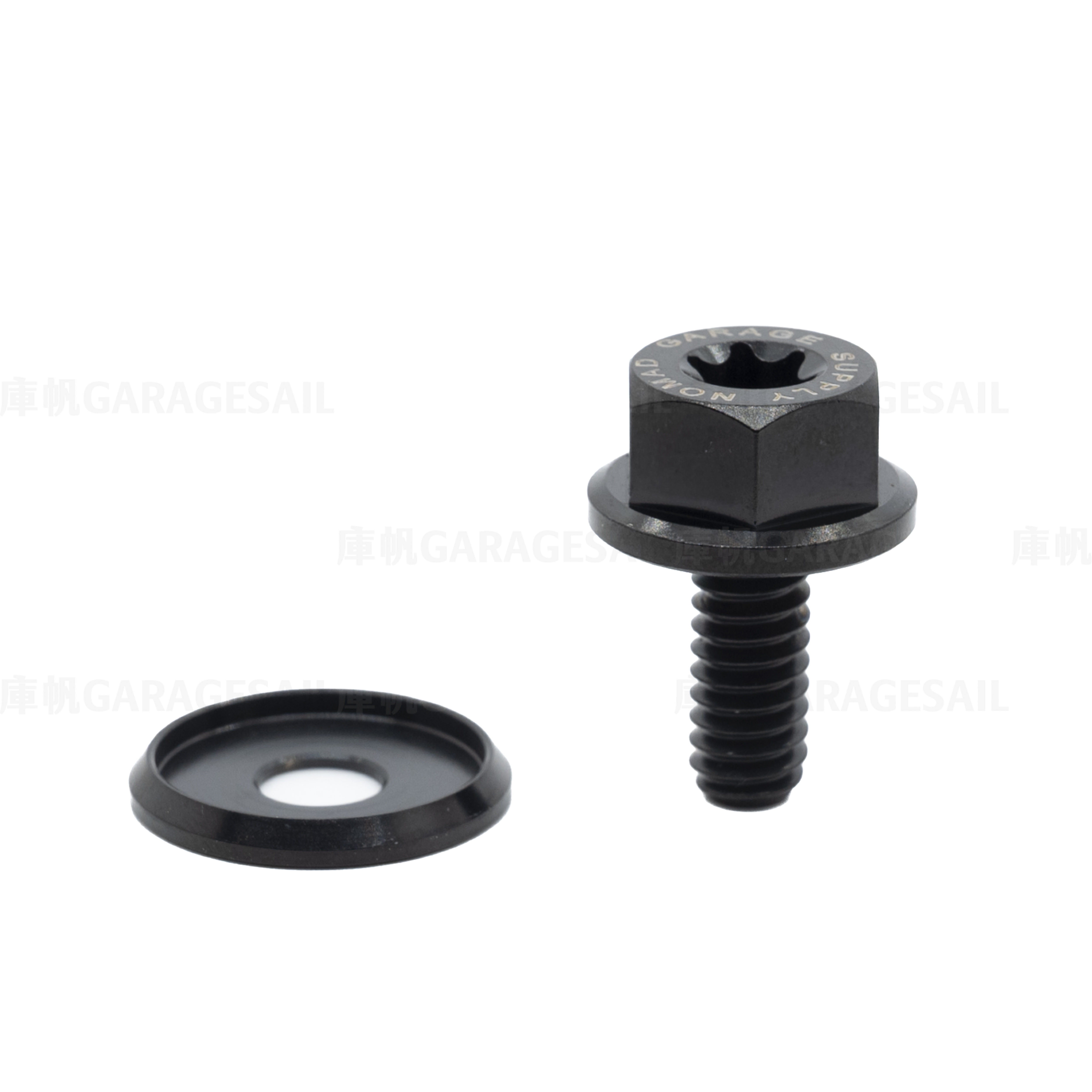 NGS 鈦合金 哈雷椅墊 快拆螺絲 黑