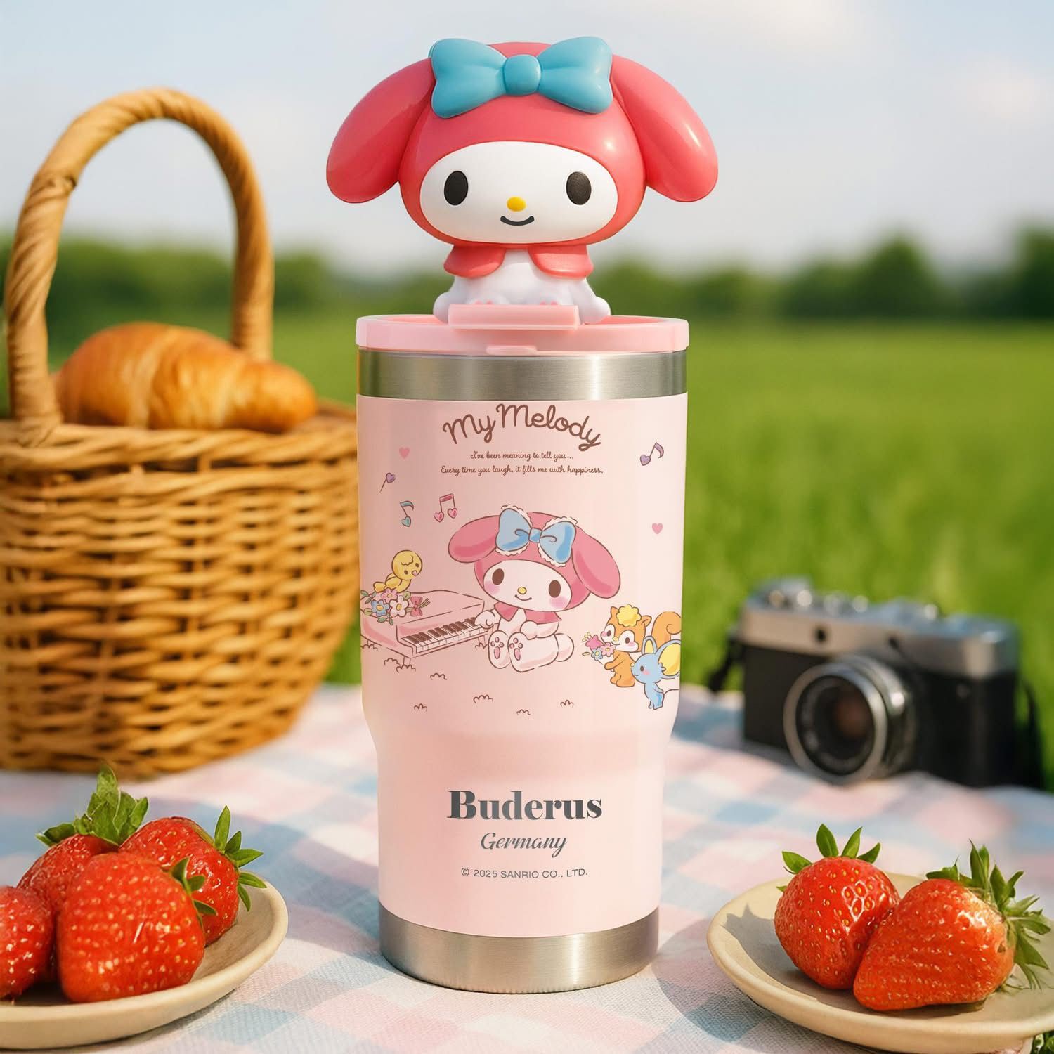 26053-MM Sanrio My Melody  x Buderus 德國聯名不鏽鋼陶瓷冰霸杯 #TW-KM26