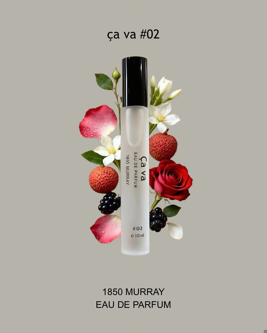 1850 Ça va系列淡香精#02 玫瑰花香調 10ML