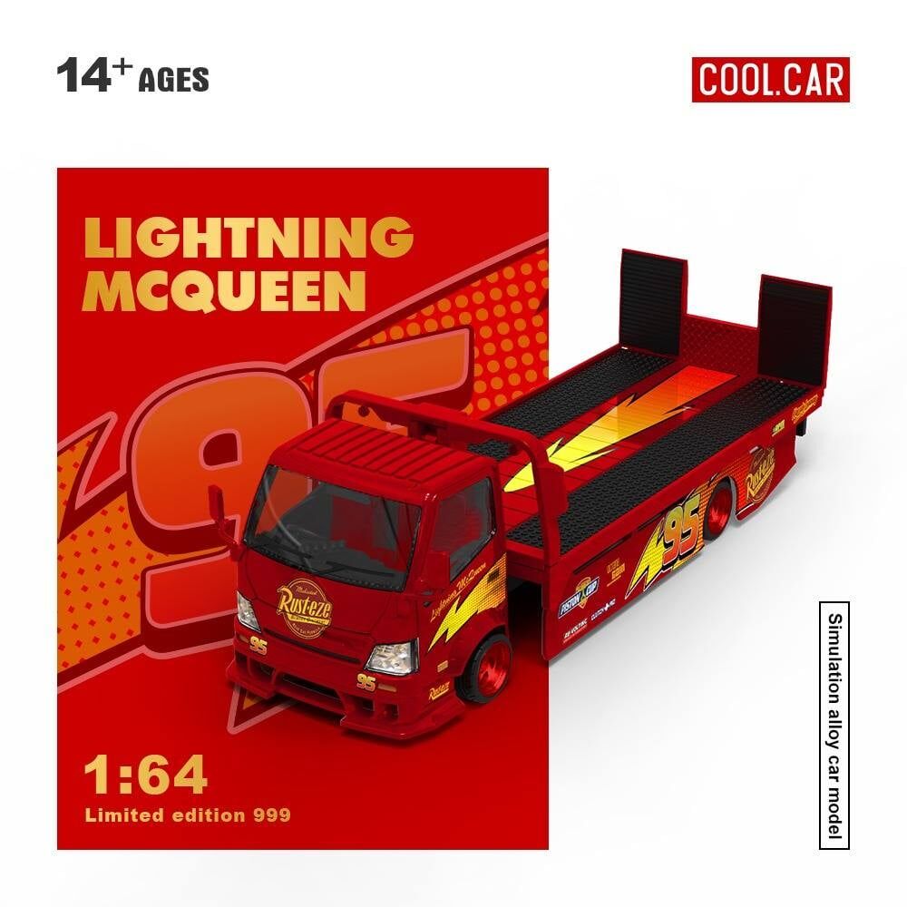 預訂:1/64 Cool Car Hino 300 Tow Truck Lightning McQueen (CC647229 )