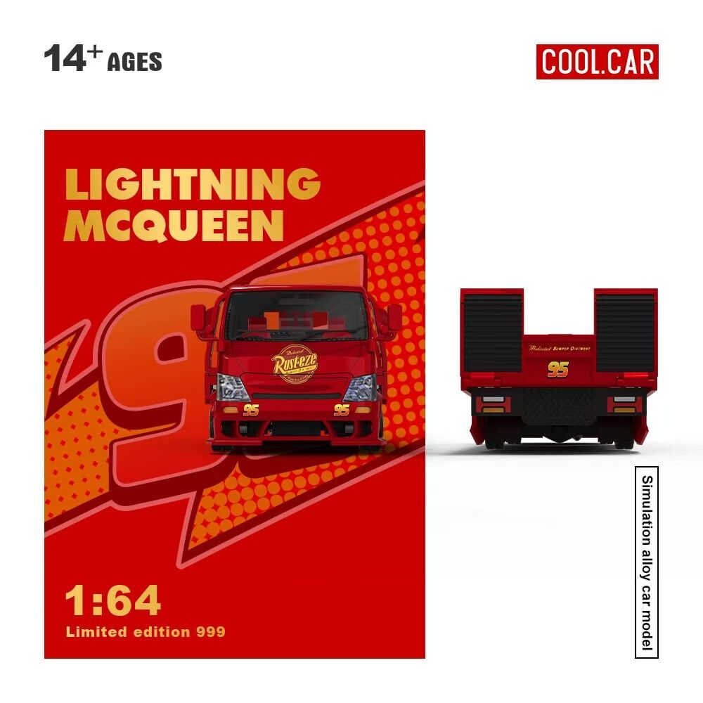 預訂:1/64 Cool Car Hino 300 Tow Truck Lightning McQueen (CC647229 )