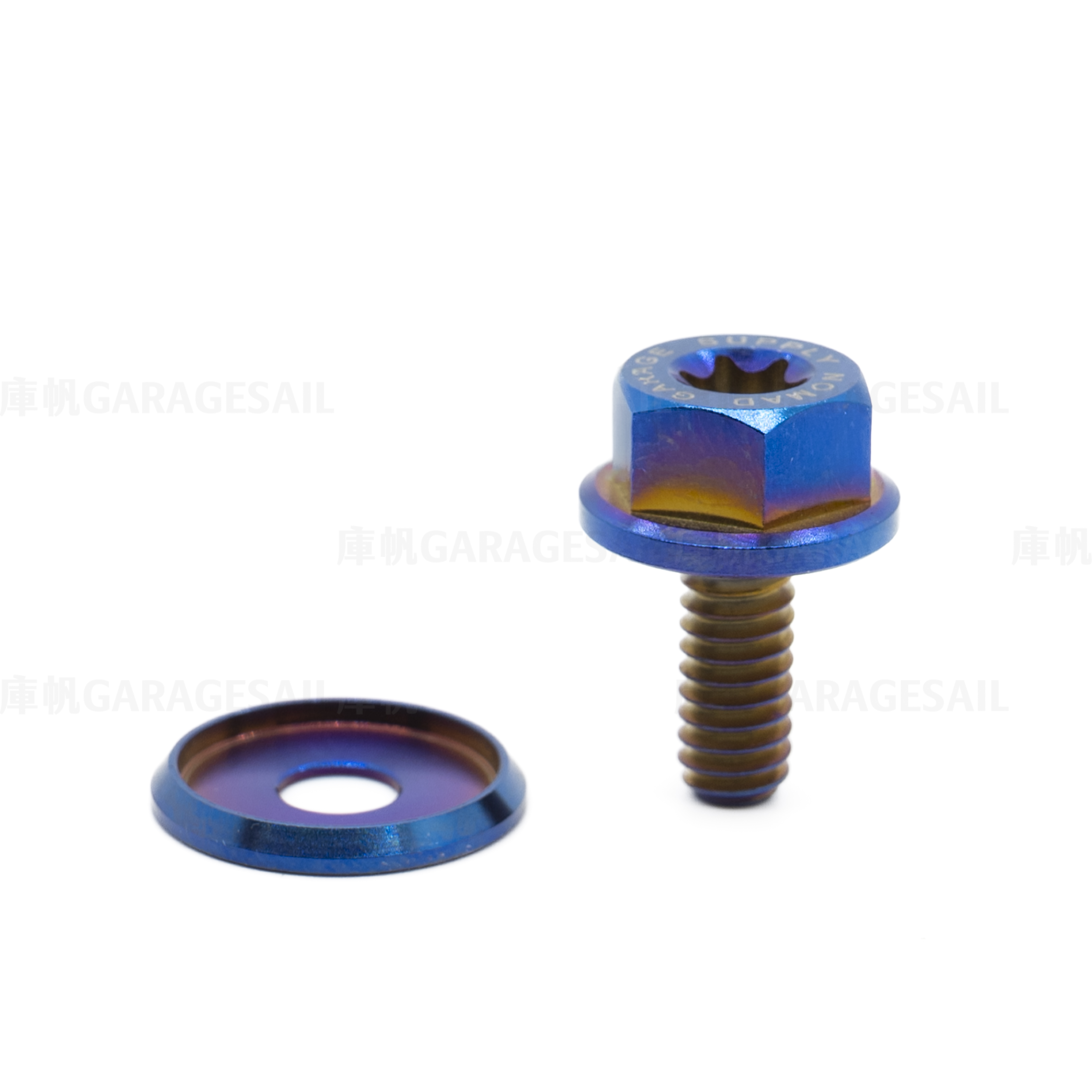 NGS 鈦合金 哈雷椅墊 快拆螺絲 彩鈦