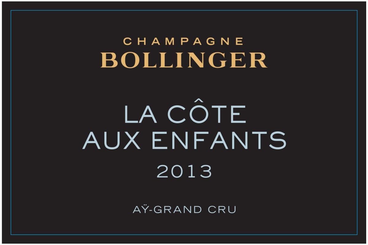 Bollinger La Cote Aux Enfants Blanc de Noirs Grand Cru 2013 (BH97)