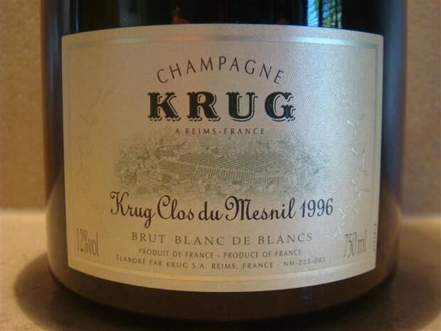 Krug Clos du Mesnil 1996 (RP100) (Gift Box)