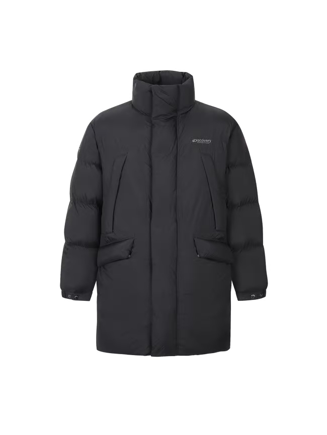 【代購】Discovery 男款高領 Safari 鵝絨長版羽絨外套