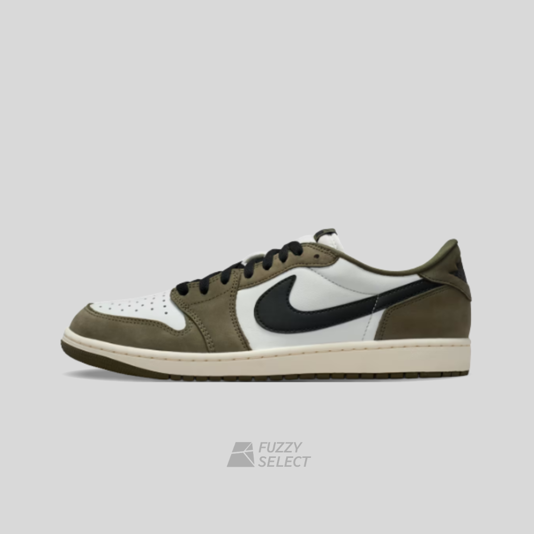 【逢甲 FUZZY】Air Jordan 1 Low OG "Medium Olive" 橄欖綠 麂皮 倒鉤平替 HQ6998-200 HQ6999-200