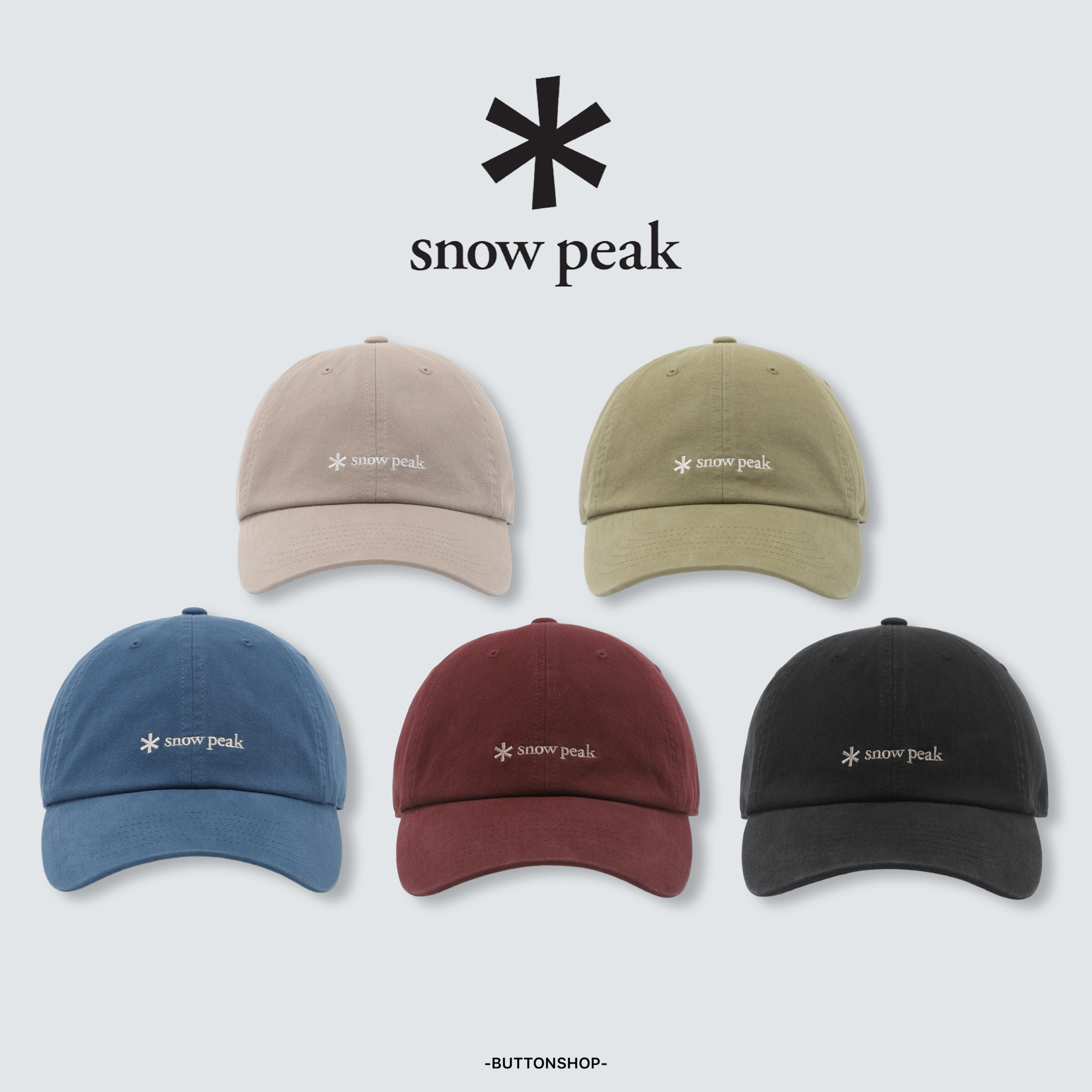 【SnowPeak 雪峰春季新品限時開團🔥 2/6 晚上12:00準時收單～】snow peak Clend 7-Panel Ball Cap 26年新款 7葉 棉質 老帽 棒球帽 S26ZUFBC39