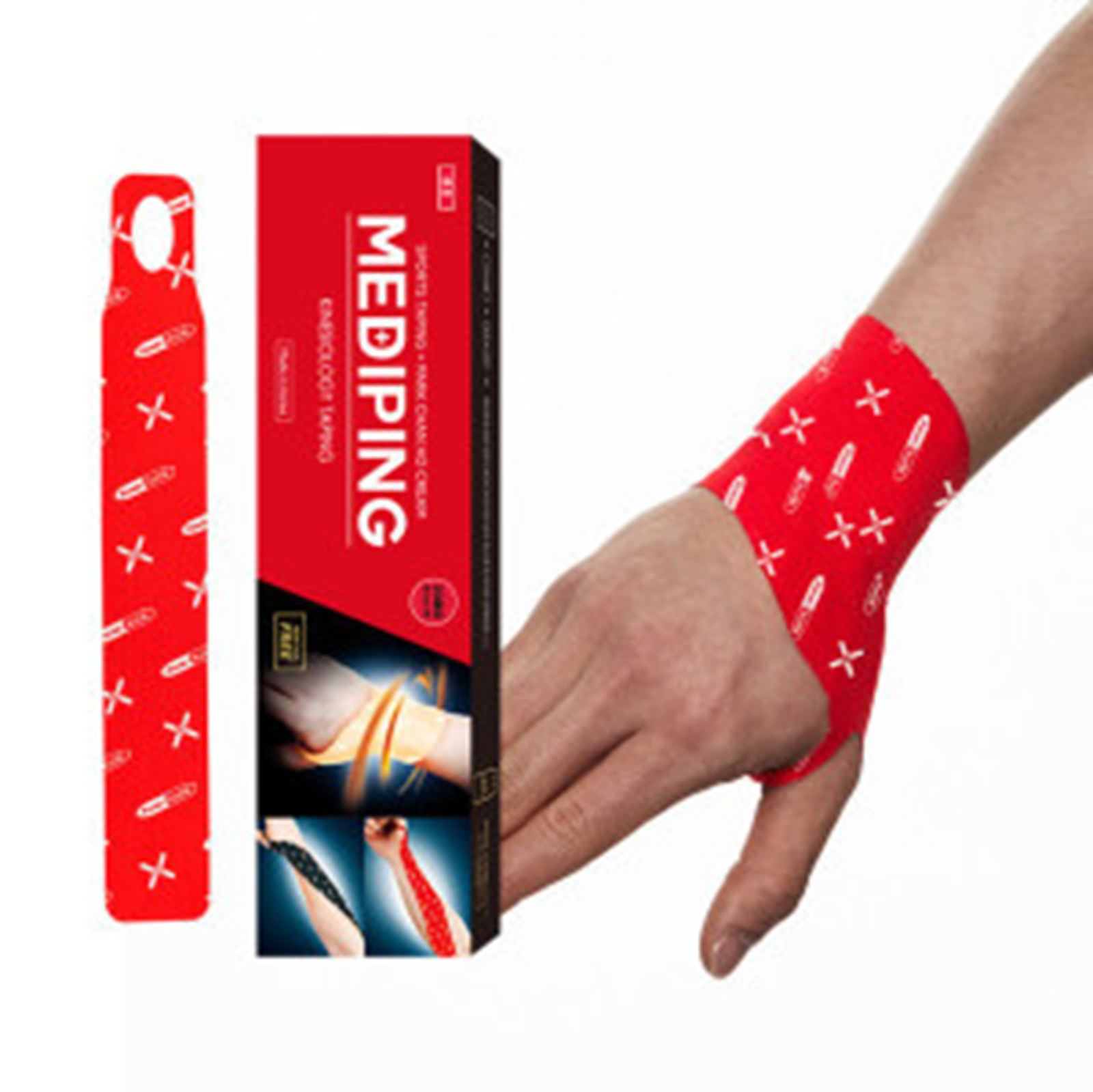 US007 PowerfulX - Mediping 10秒輕鬆貼布 20ea 介指型 (適用手腕、手臂) Exp: 2028.01.18