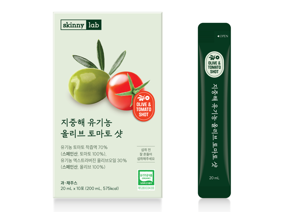 US024 SkinnyLab – 地中海橄欖油 x 有機番茄shot (10條裝) (買1送1 2盒套裝) Exp: 2028.01.07