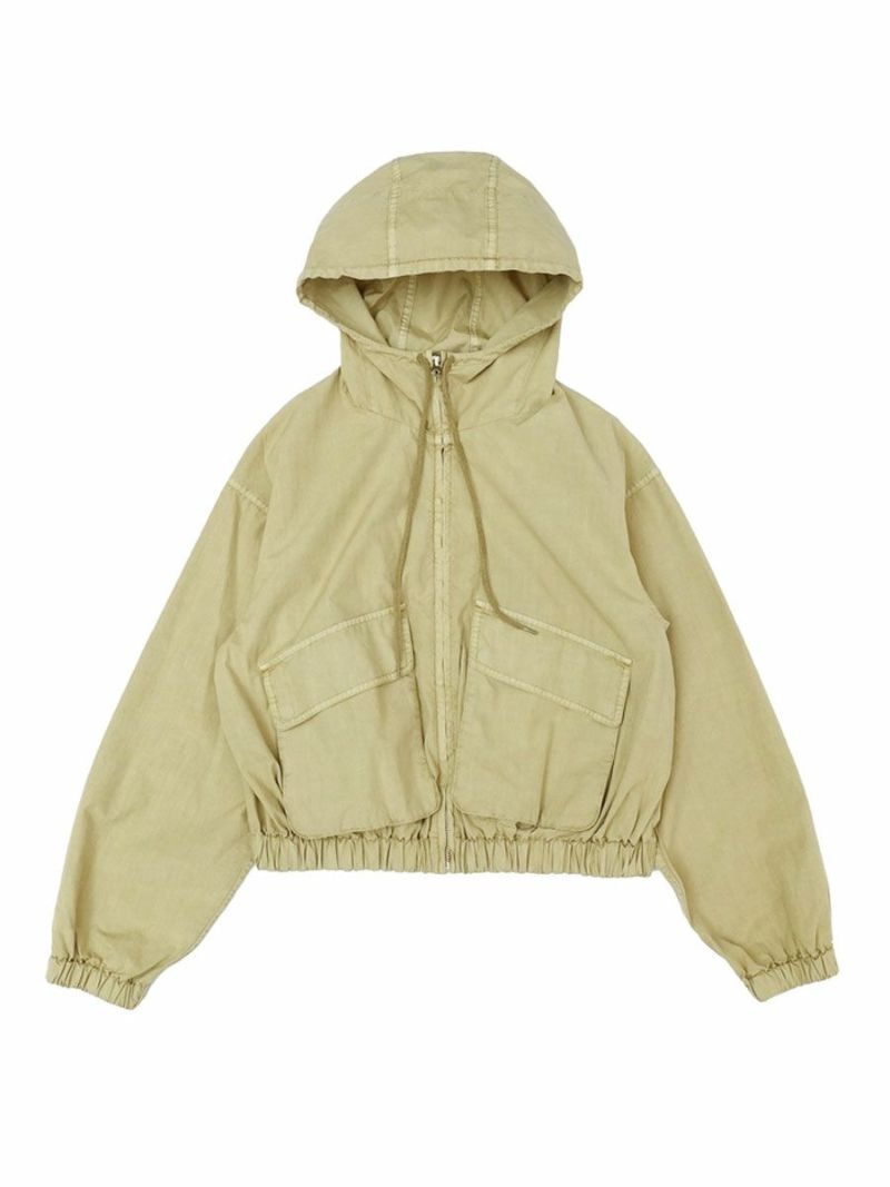 MY GARMENT DYE HOODIE BLOUSON (2COL)