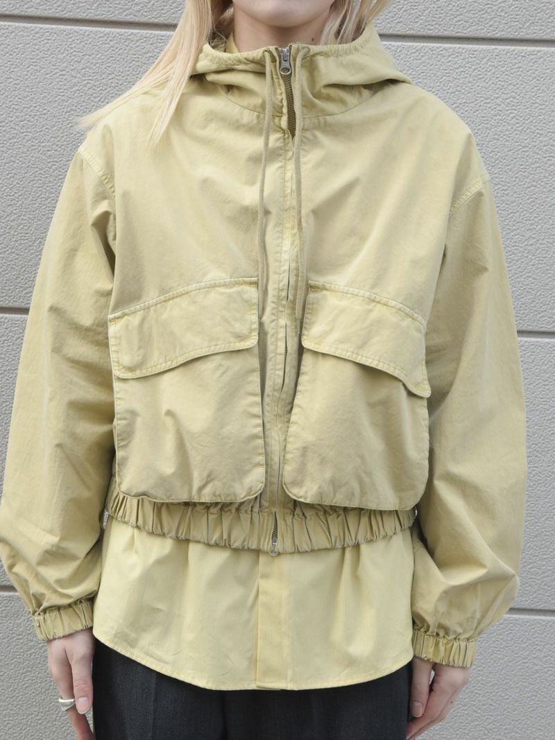 MY GARMENT DYE HOODIE BLOUSON (2COL)