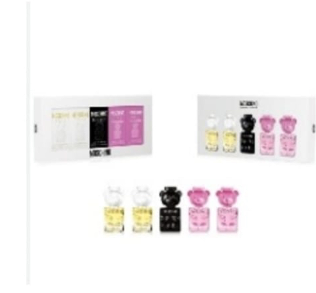 CF9012 Moschino 莫斯奇诺 小熊5件套(粉熊泡泡糖*2*5ml+黑熊熊男友浓香*5ml+小熊Toy 2 *2*5ml)