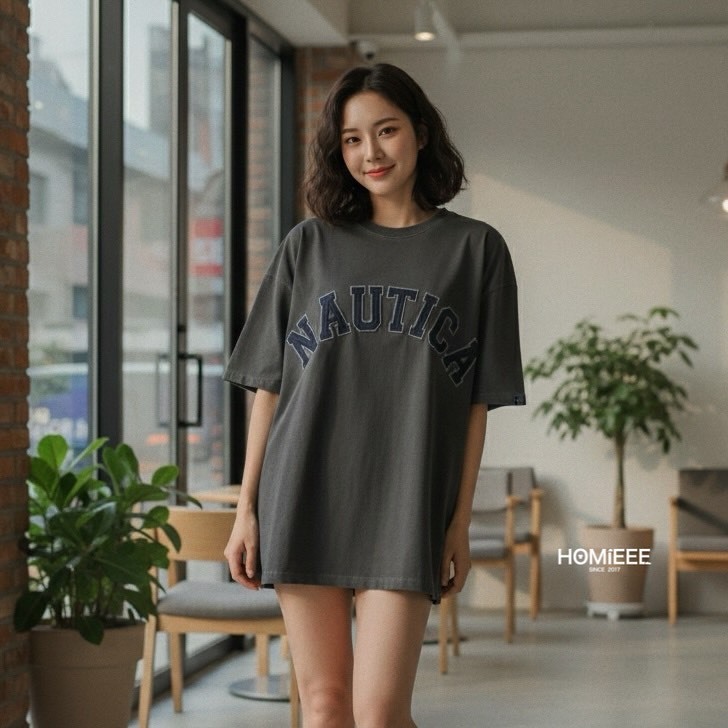 Nautica Arch Pigment Tee 短袖 水洗 做舊 寬鬆 [NTS3603]