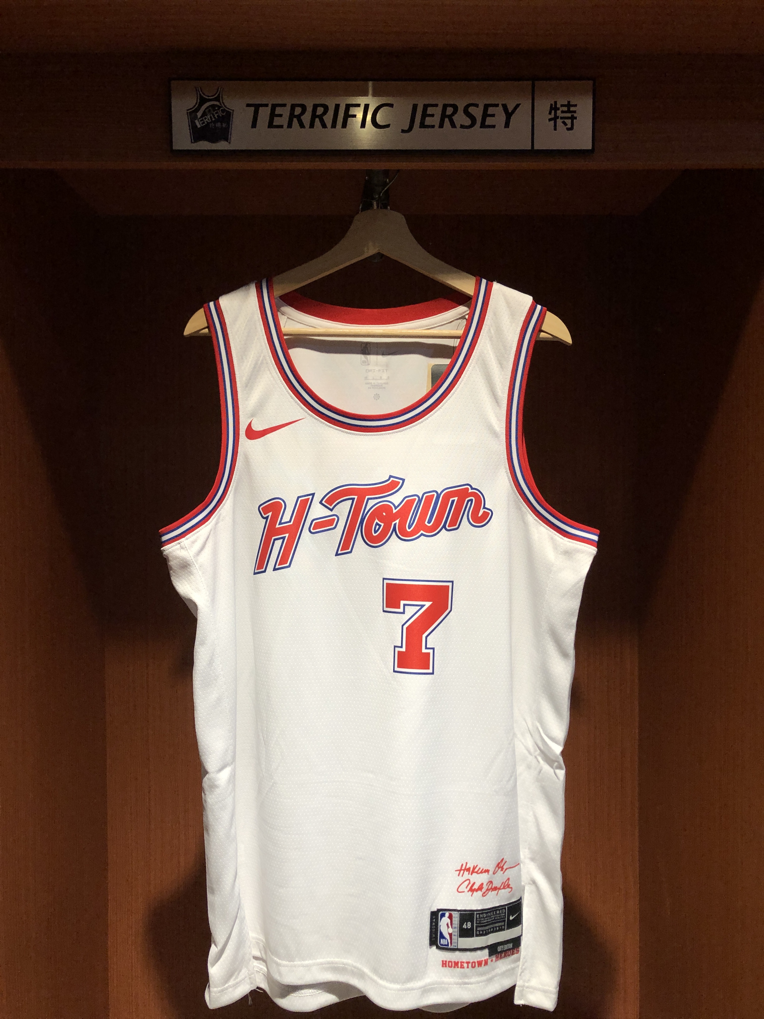 NBA球衣 Kevin Durant 休士頓火箭城市 25-26 City Nike Swingman 球迷版 熱轉印 全新