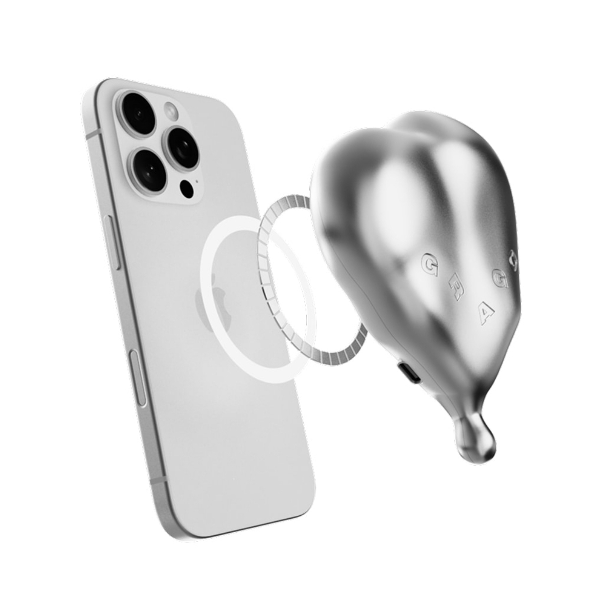 gragg - magsafe flow heart battery powerbank