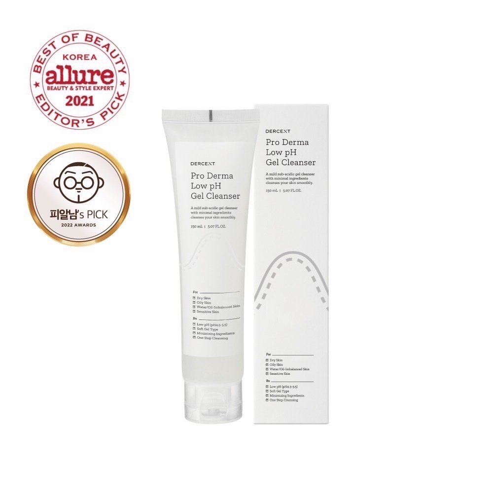 US059 DERCENT Pro Derma Low pH Gel Cleanser 專業藥妝多種胺基酸潔面凝露 150ml (買2送1套裝共3支) Exp: 2028.11.12