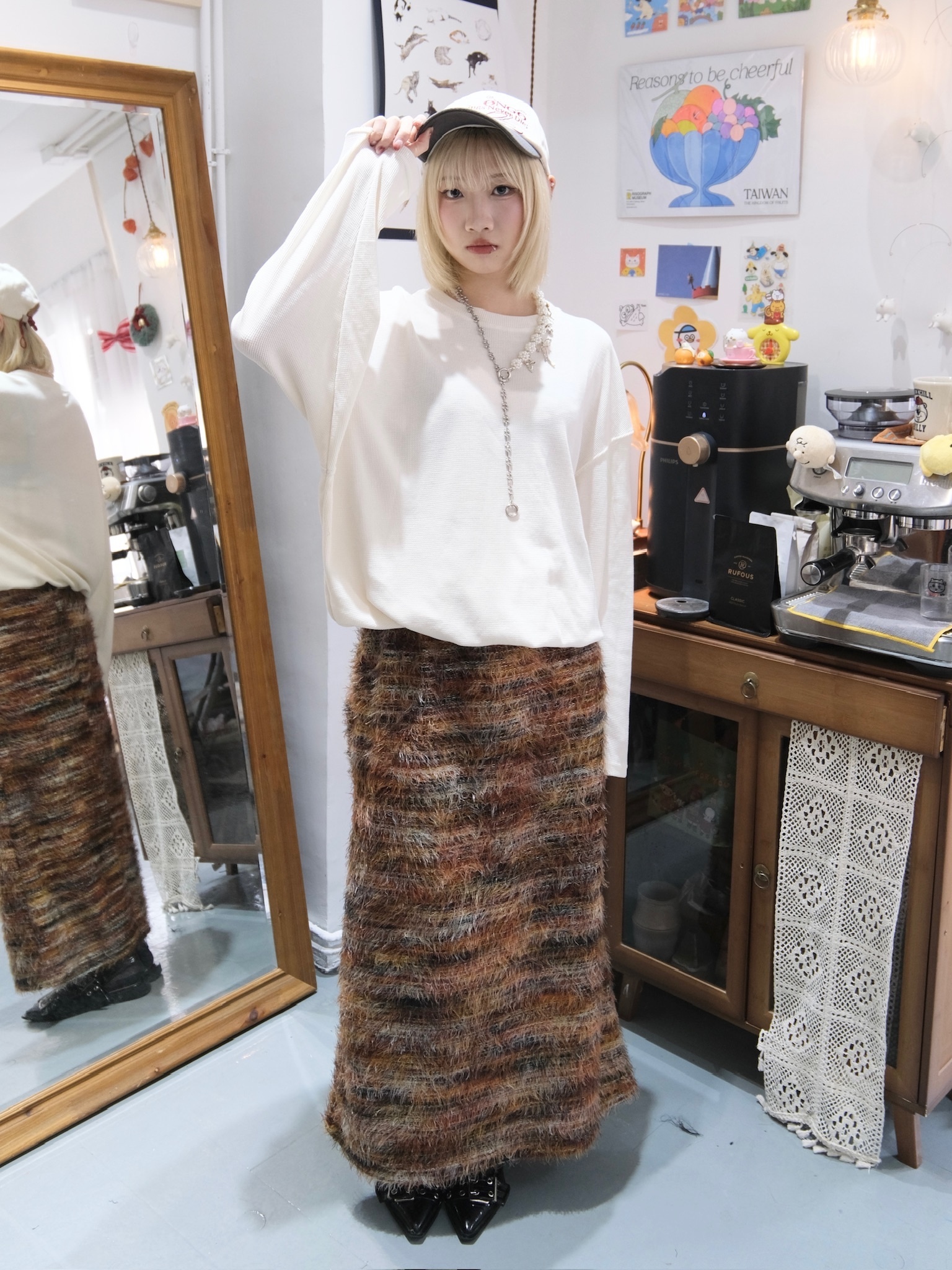 窩夫格OVERSIZE TOP