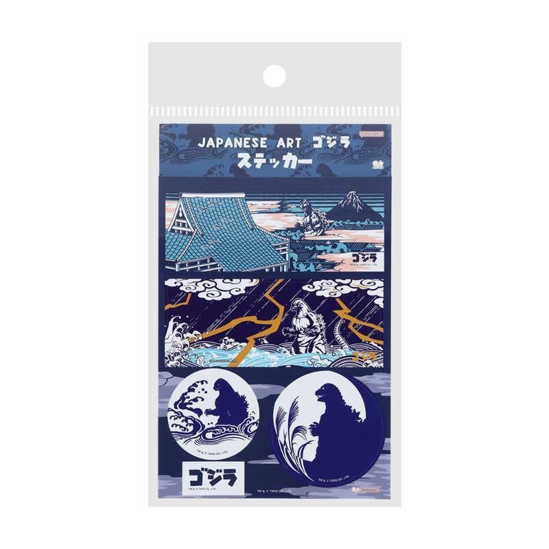 哥吉拉x浮世繪 藝術貼紙｜SUN STAR 日本