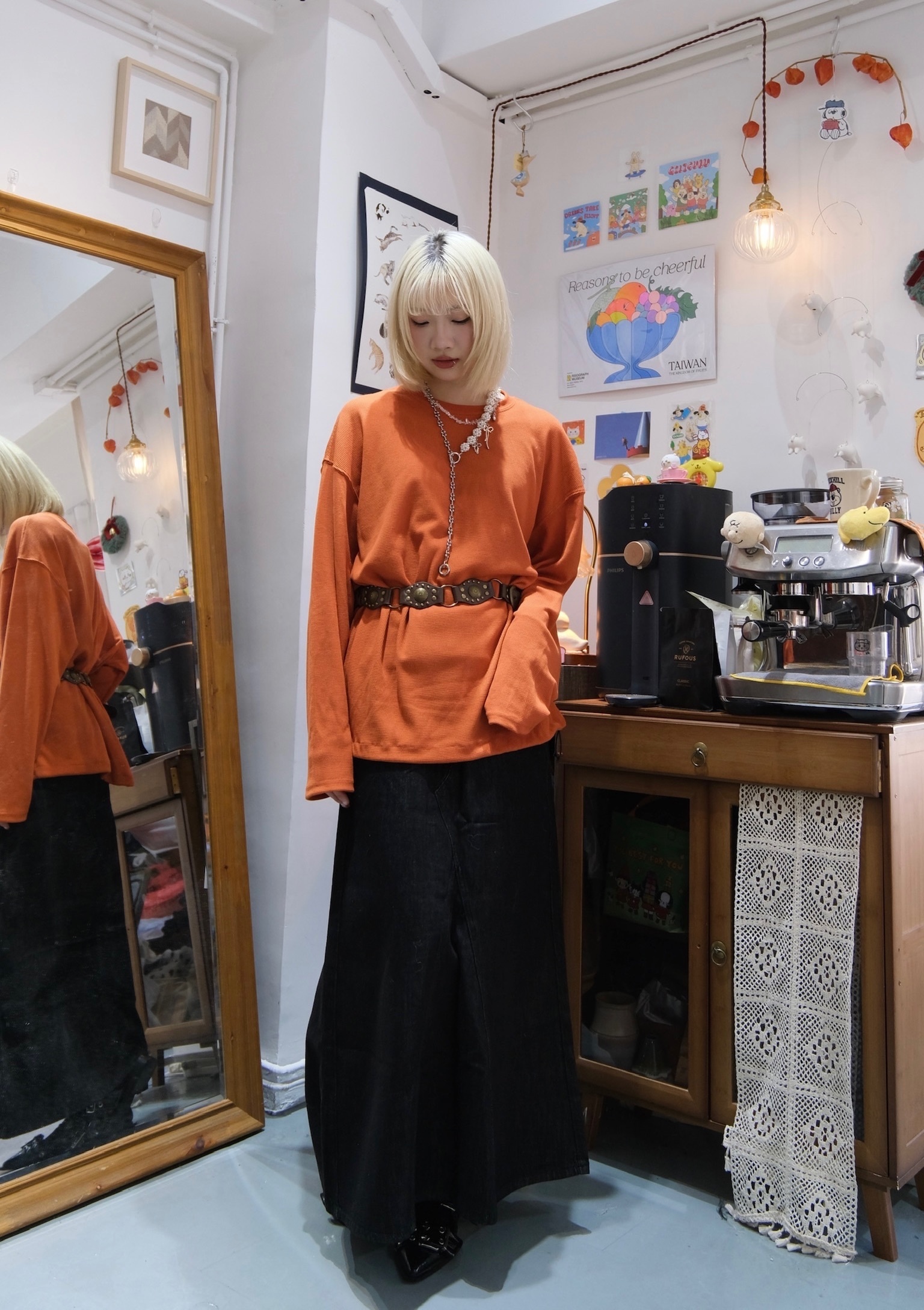 DAILY DENIM A CUT SK