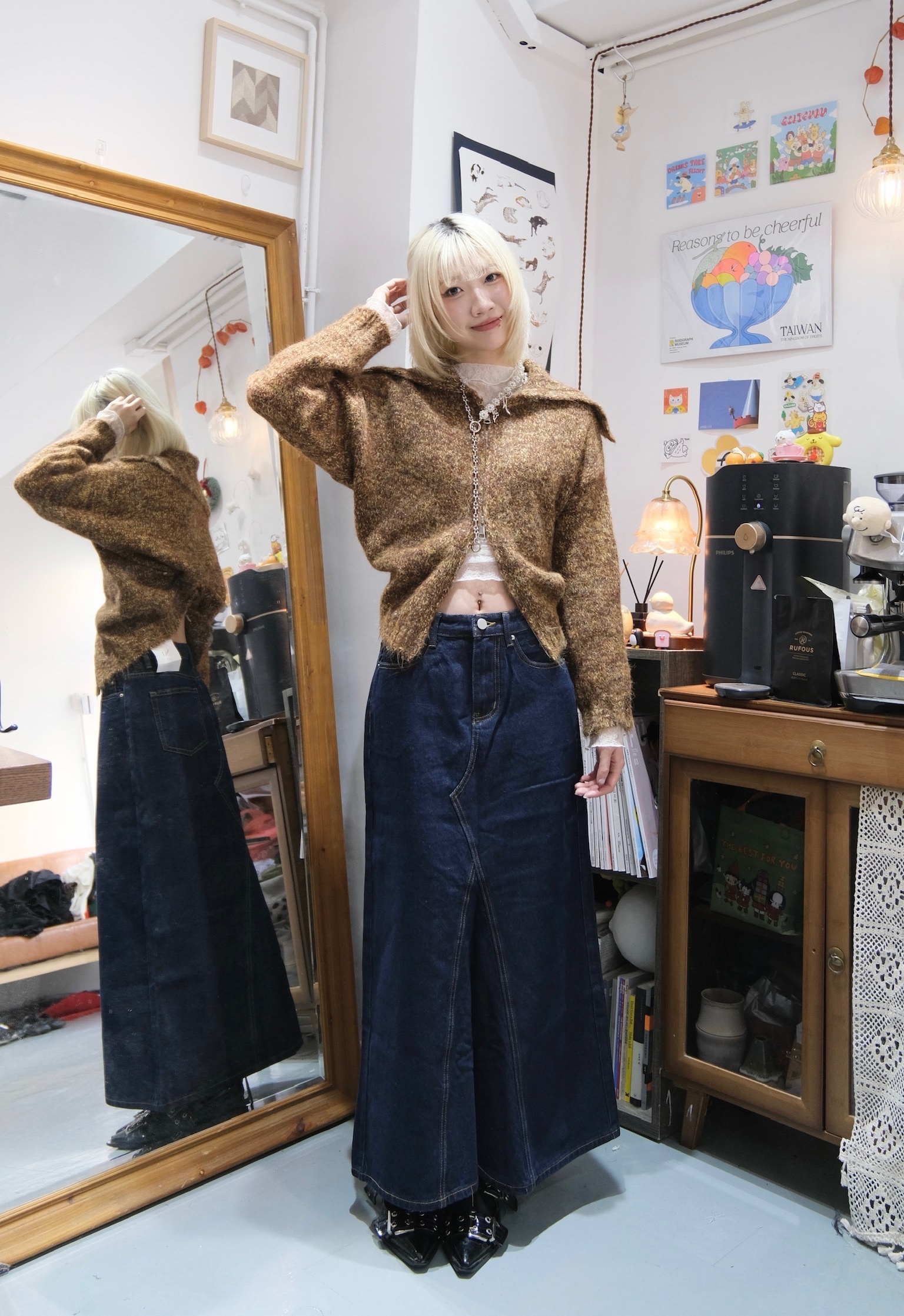 DAILY DENIM A CUT SK