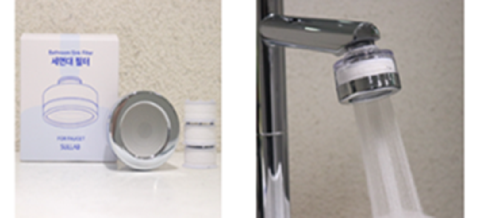 US125 水龍頭套裝 (1年 Set ) 水龍頭過濾頭 *1, 水龍頭過濾芯 (1盒3個) *4