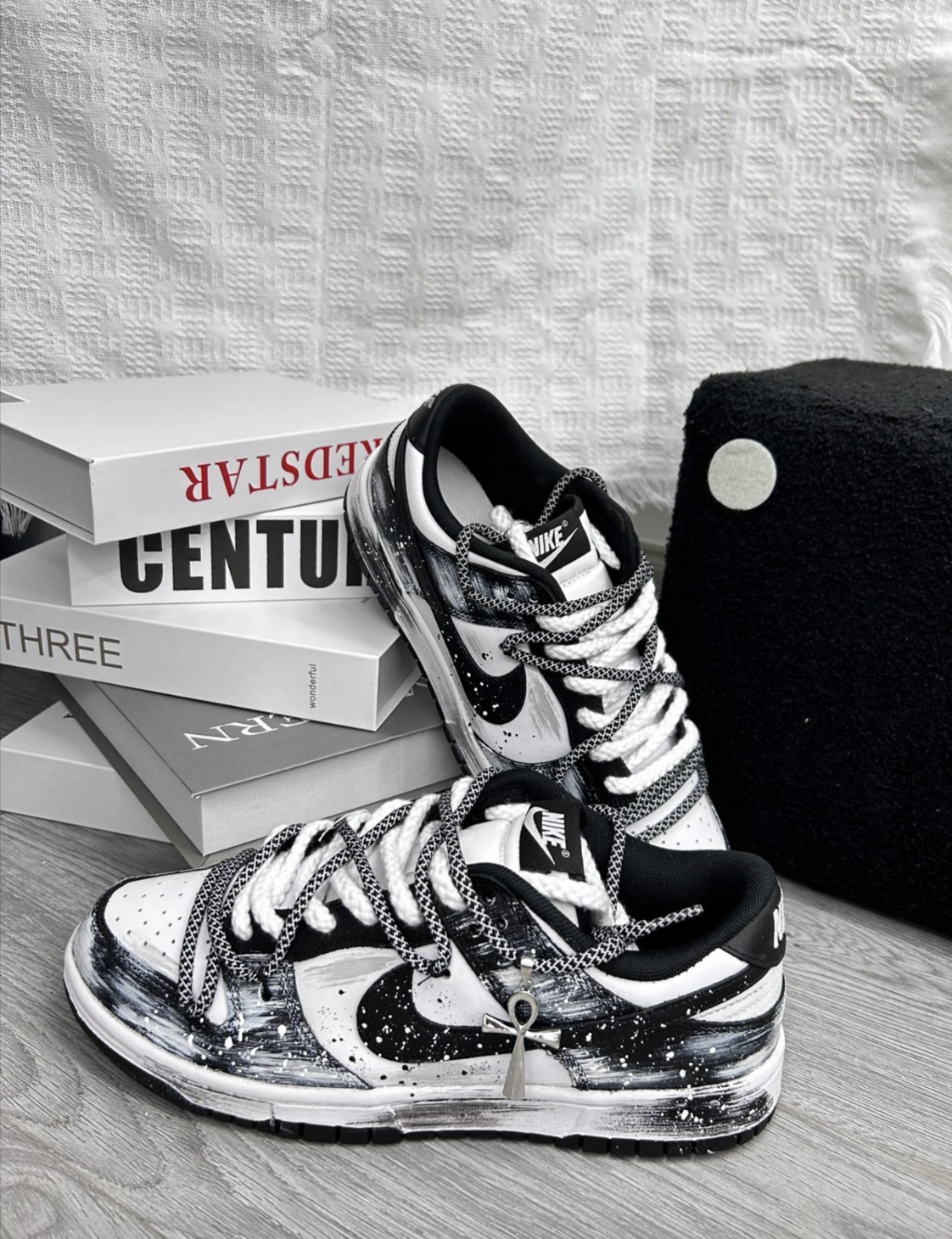 【訂製鞋款】Nike Dunk 破曉之影 墨影見天薄底 板鞋 男女同款DD1391100(Team776-破曉之影)