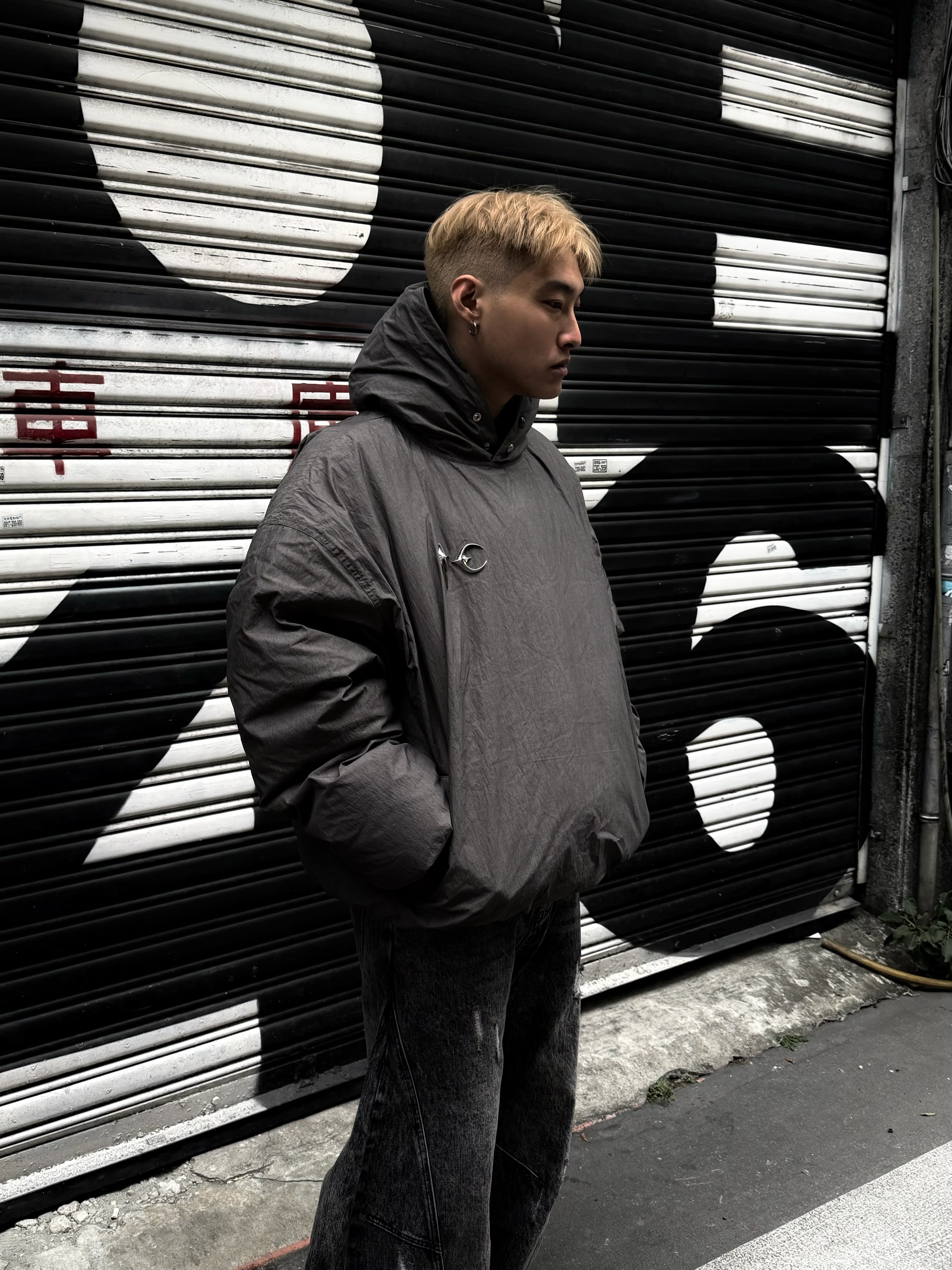 <快速出貨> THUG CLUB 羽絨帽踢 黑/灰/軍綠