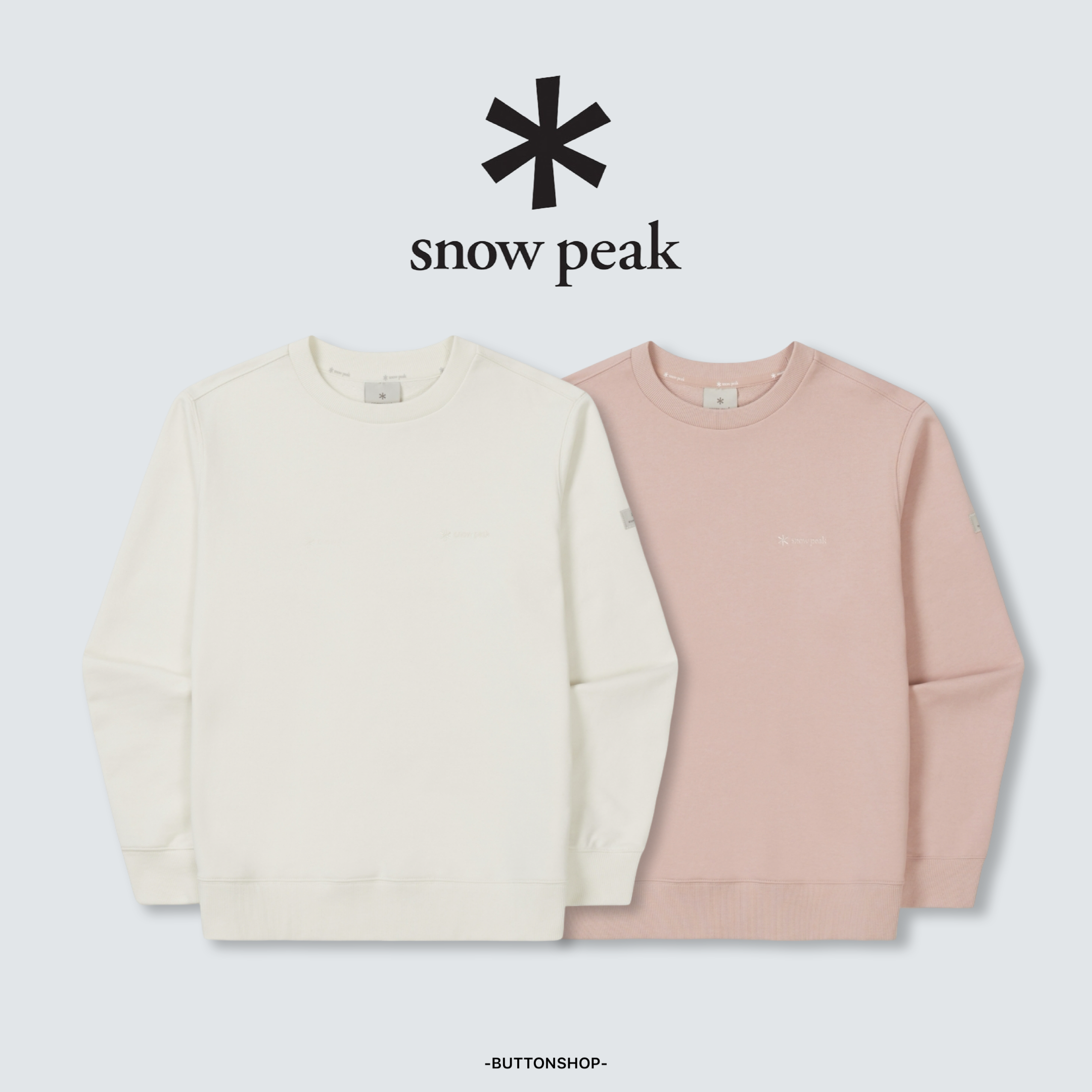 【SnowPeak 雪峰春季新品限時開團🔥 2/6 晚上12:00準時收單～】snow peak Land Women Essential Sweatshirt 女款 基本款 大學tee S26SWFHT51