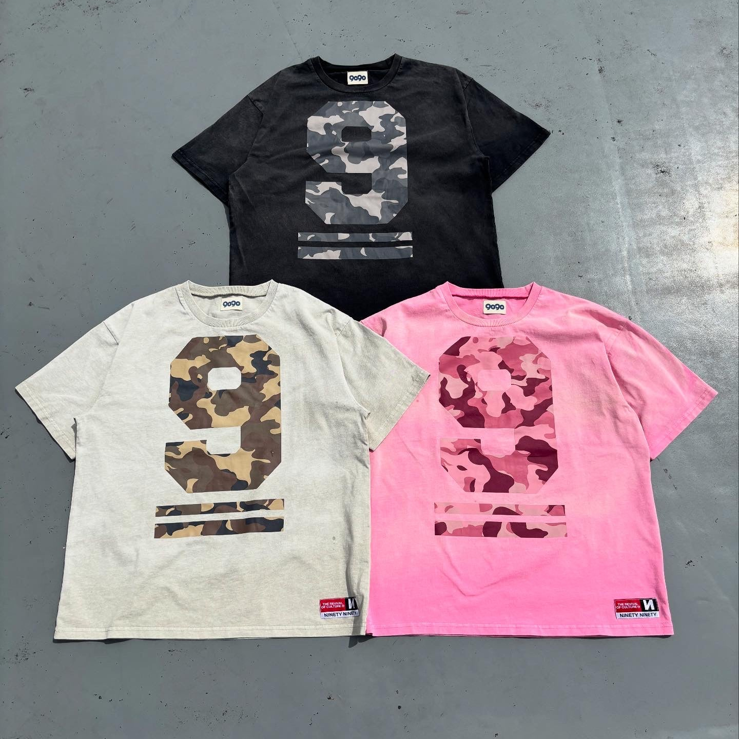 Numbering Sprayed Camo Tee