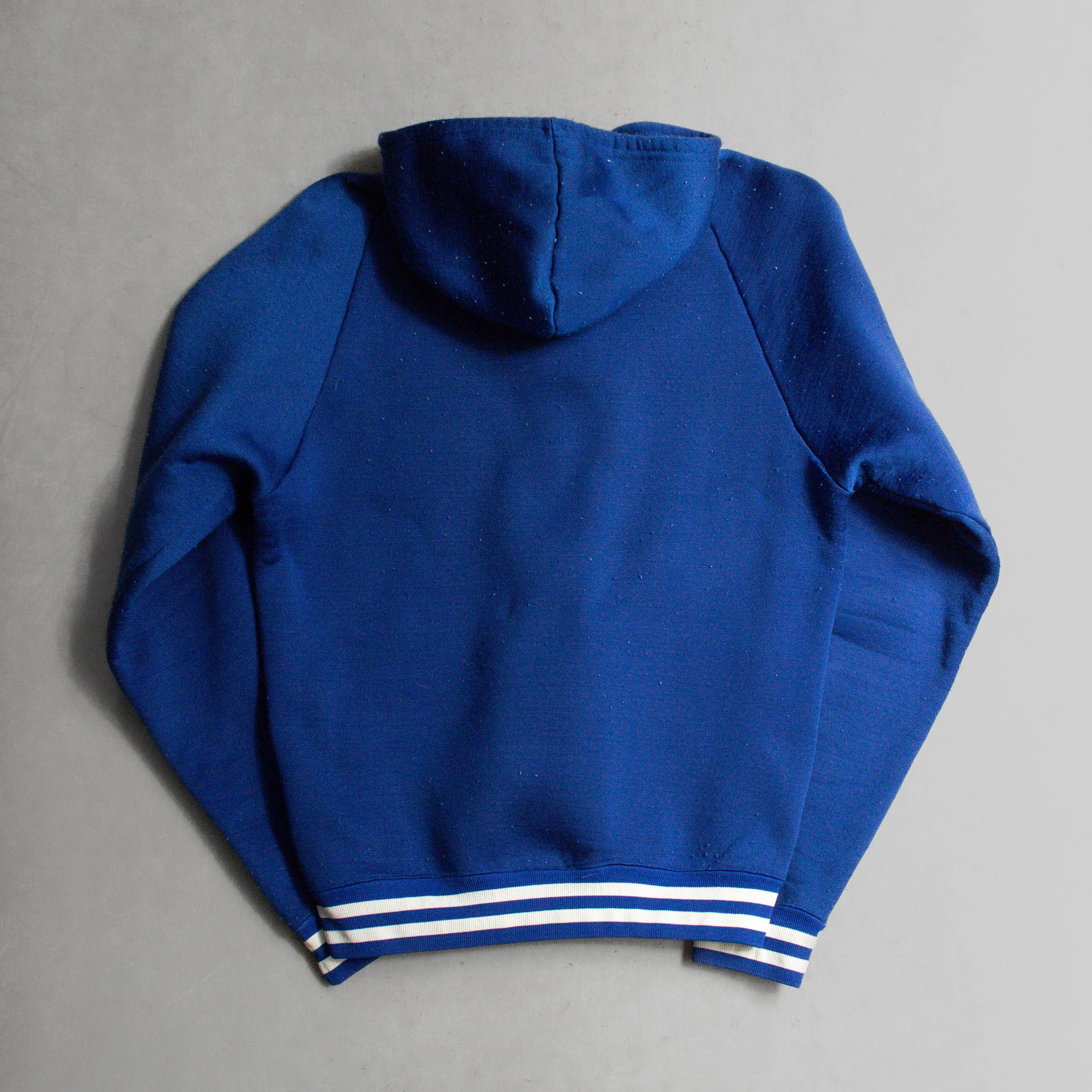 60S CHAMPION FLEECE 1/4 ZIP HOODIE 美國製 藍色 刷毛 密蘇里大學 帽T
