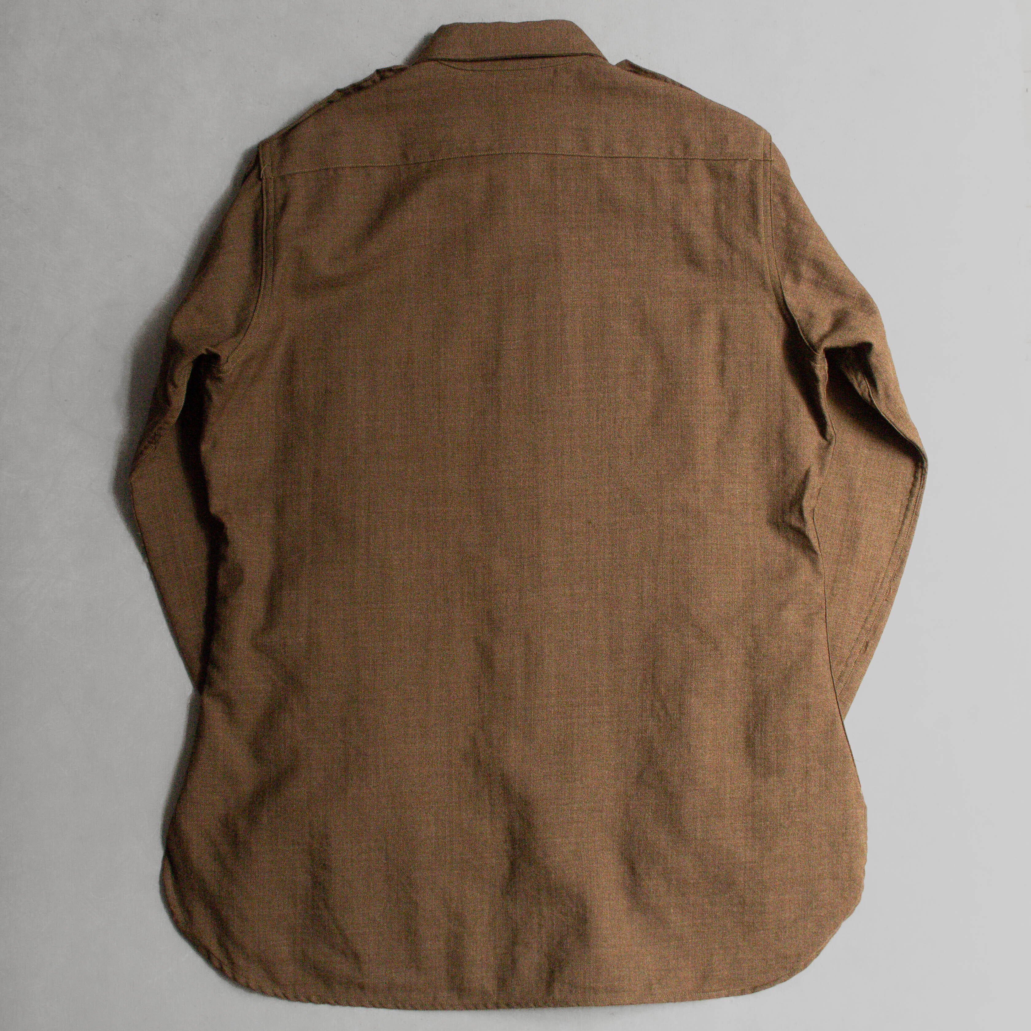 US ARMY WOOL SERVICE SHIRT 美軍 羊毛 棕色 制服 長袖 軍襯衫