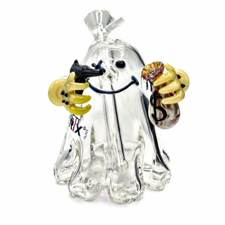 Trap Ghost Glass Dab Rig 陷阱小鬼玻璃水煙壺