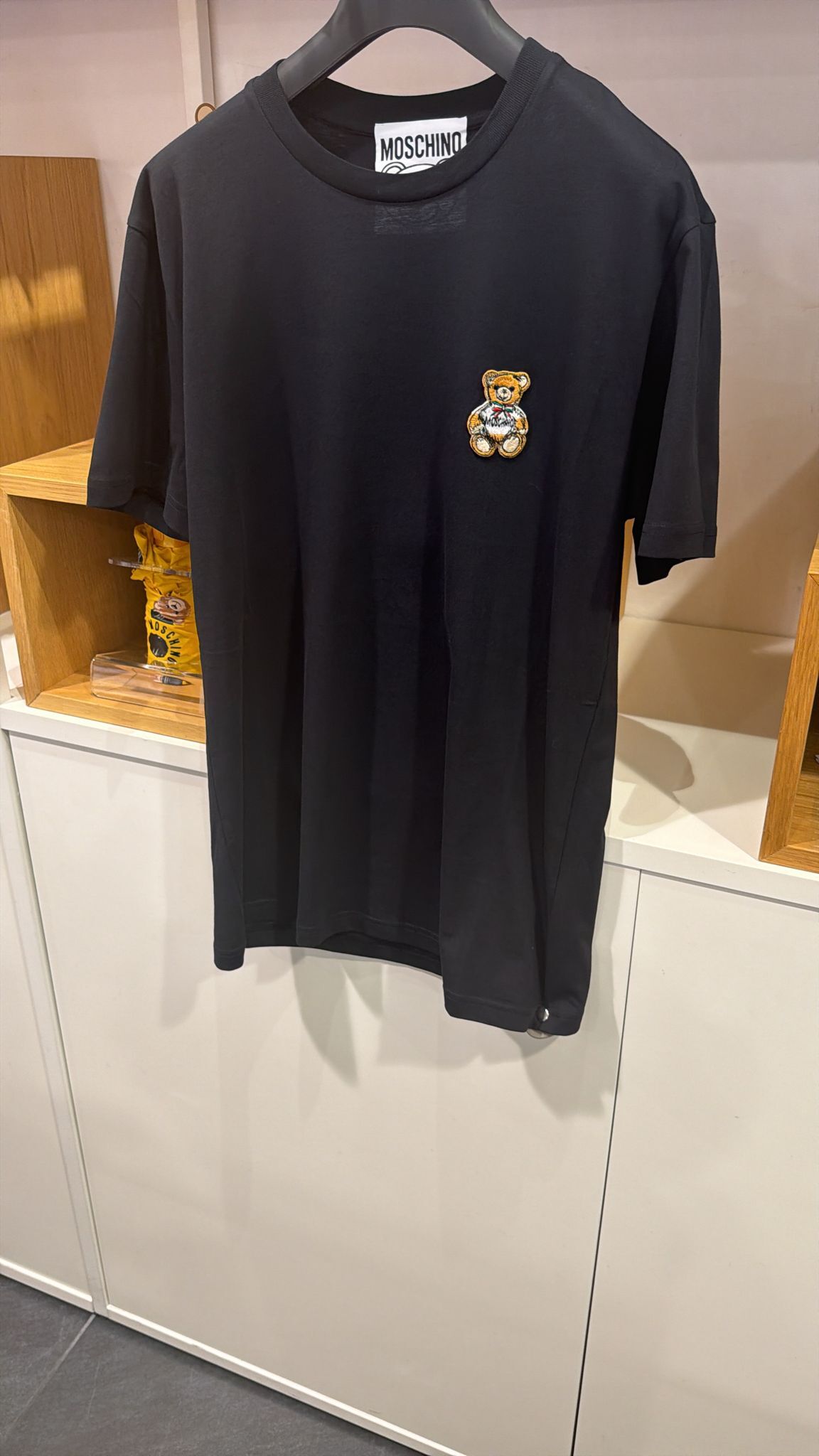 【預訂】AE013013 Moschino 胸口小熊仔短袖T恤